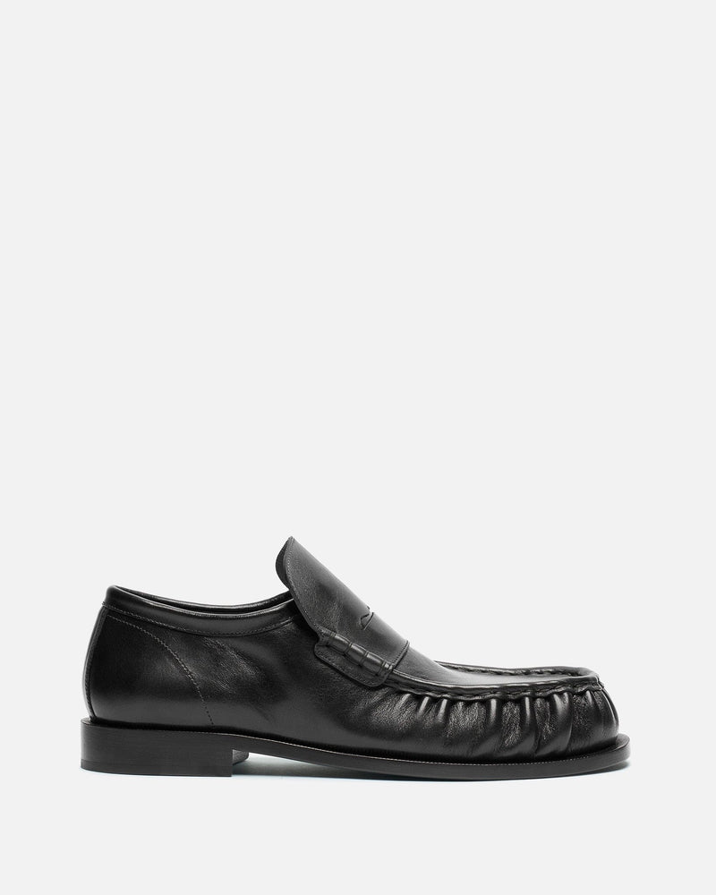 Dries Van Noten Men's Shoes Slip-On Penny Loafers in Dark Green