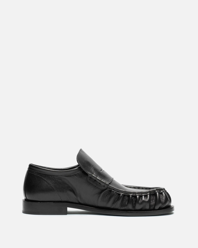 Dries Van Noten Men's Shoes Slip-On Penny Loafers in Dark Green