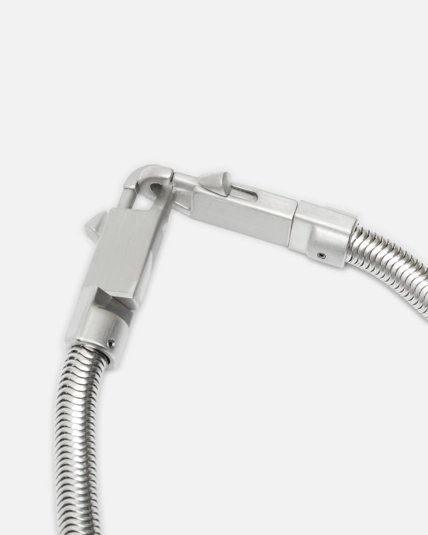 Rick Owens Jewelry OS Snake Chain in Palladium