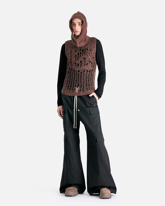 Rick Owens Men's Sweater Spider Tank in Henna