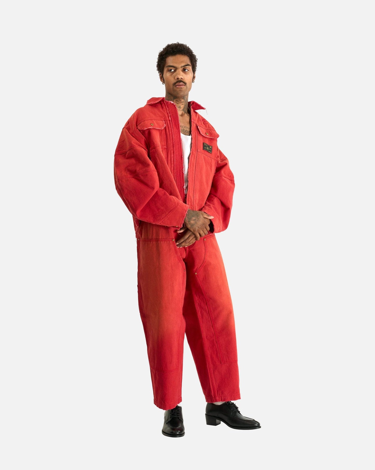 Willy Chavarria Men's Jackets Stockton Work Jacket in Red