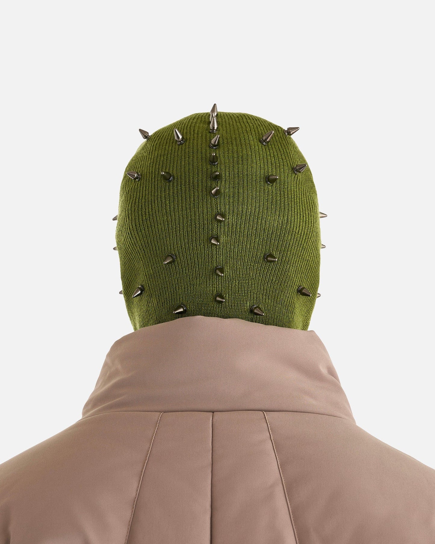 Who Decides War Men's Hats O/S Studded Face Mask in Olive