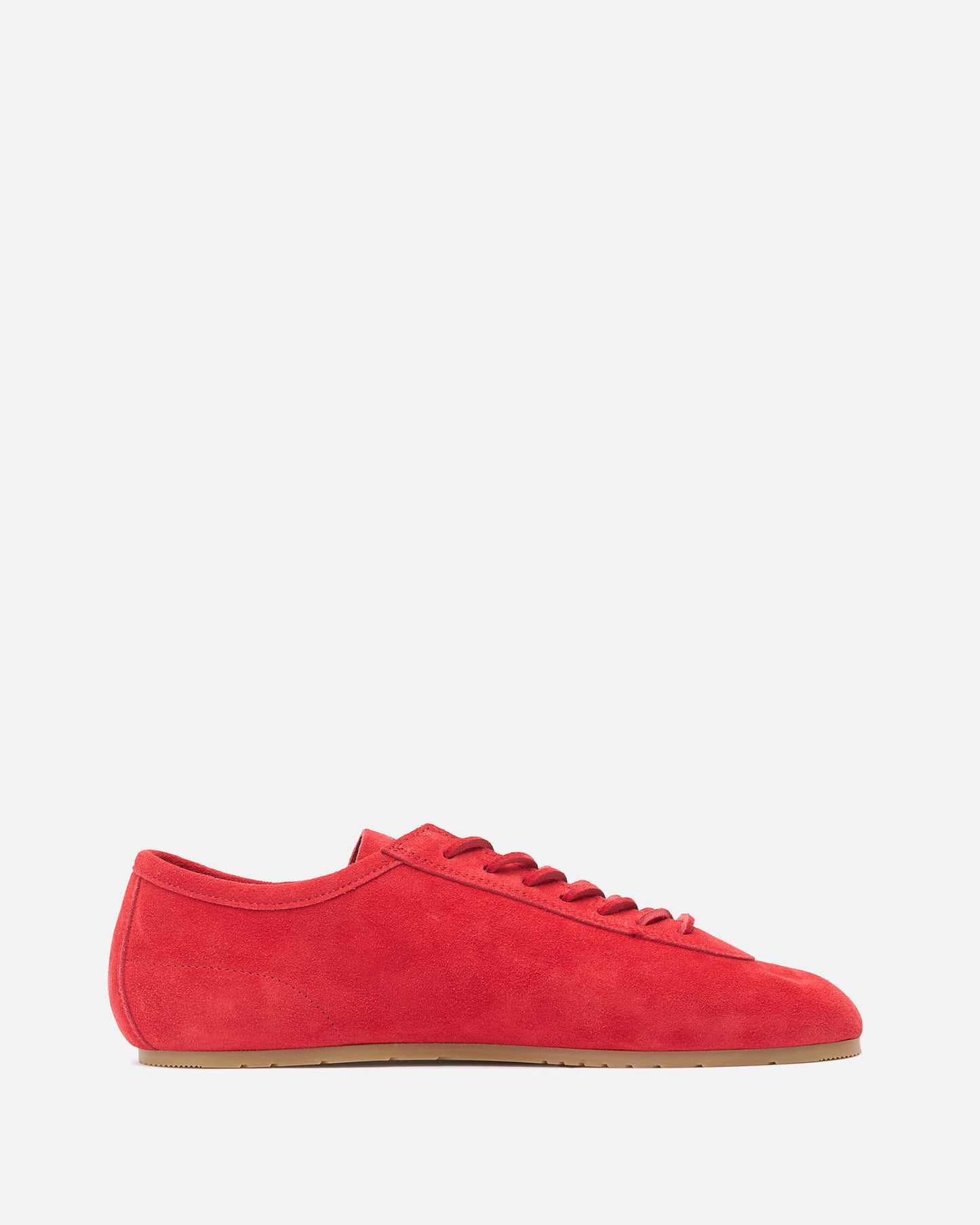 Dries Van Noten Men's Shoes Suede Sneakers in Red