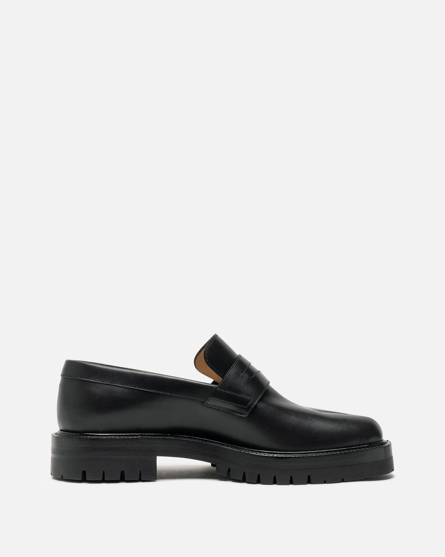 Maison Margiela Men's Shoes Tabi Loafers in Black