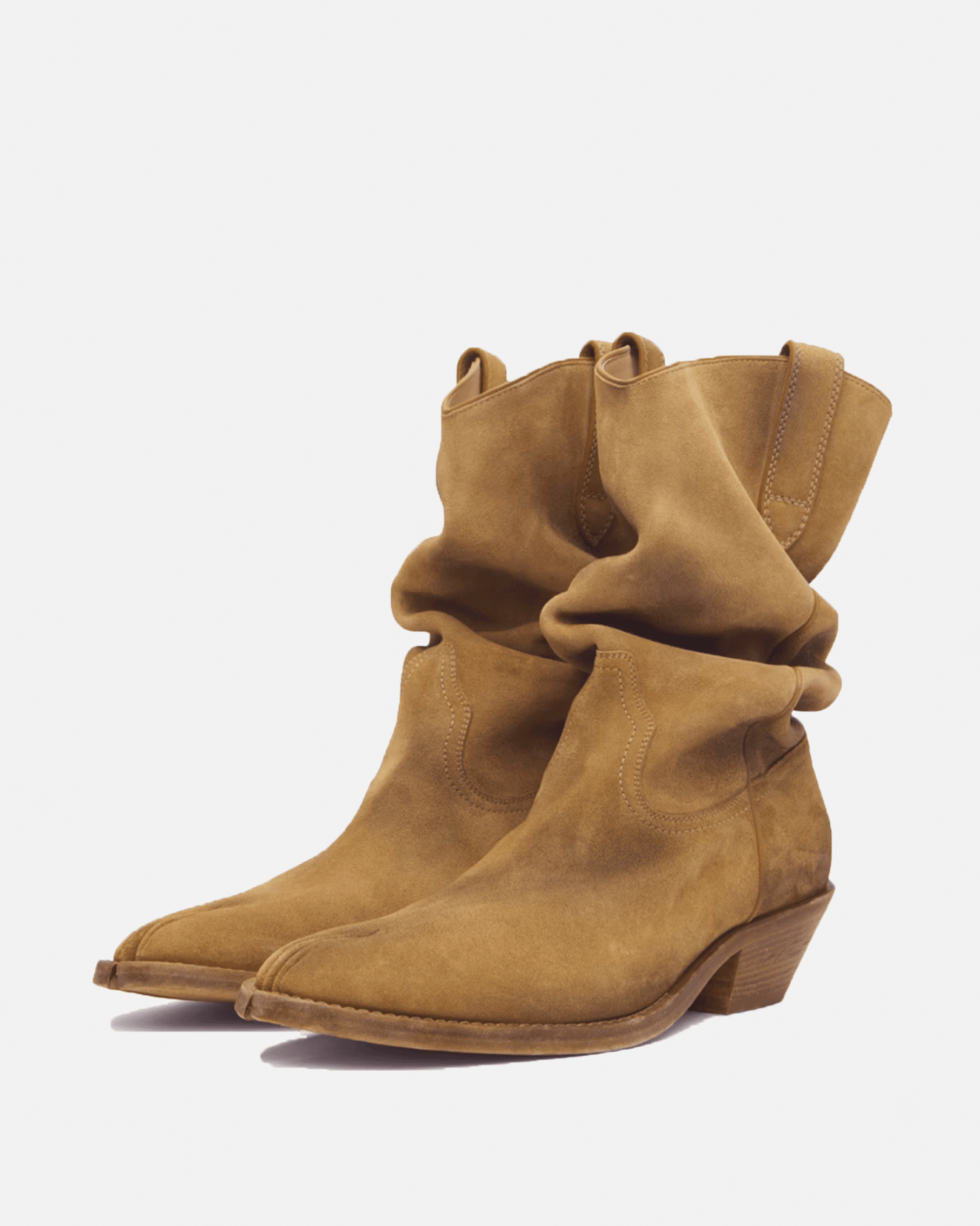 Maison Margiela Men's Boots Tabi Western Boots in Medal Bronze