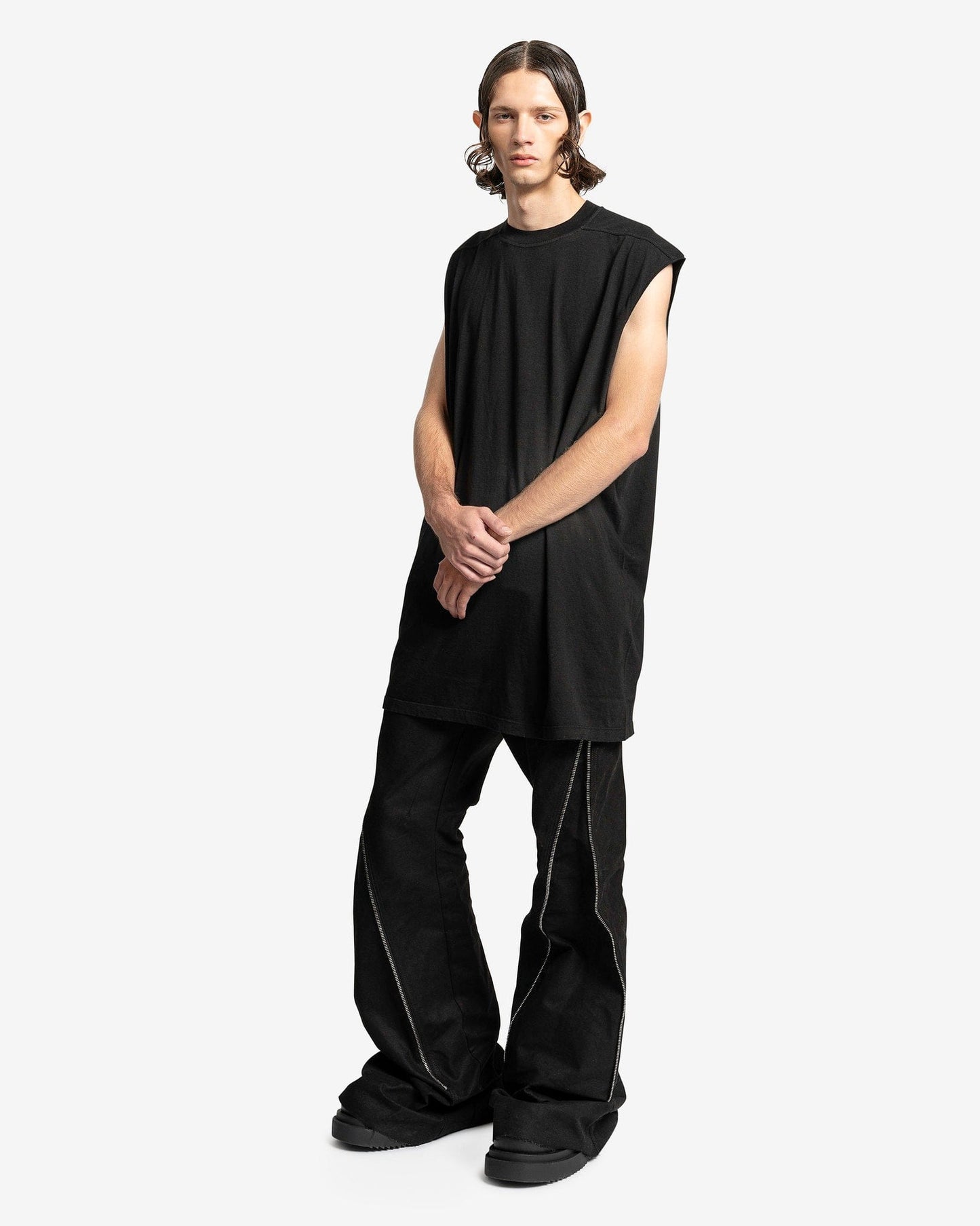 Rick Owens Men's T-Shirts Tarp T-Shirt in Black