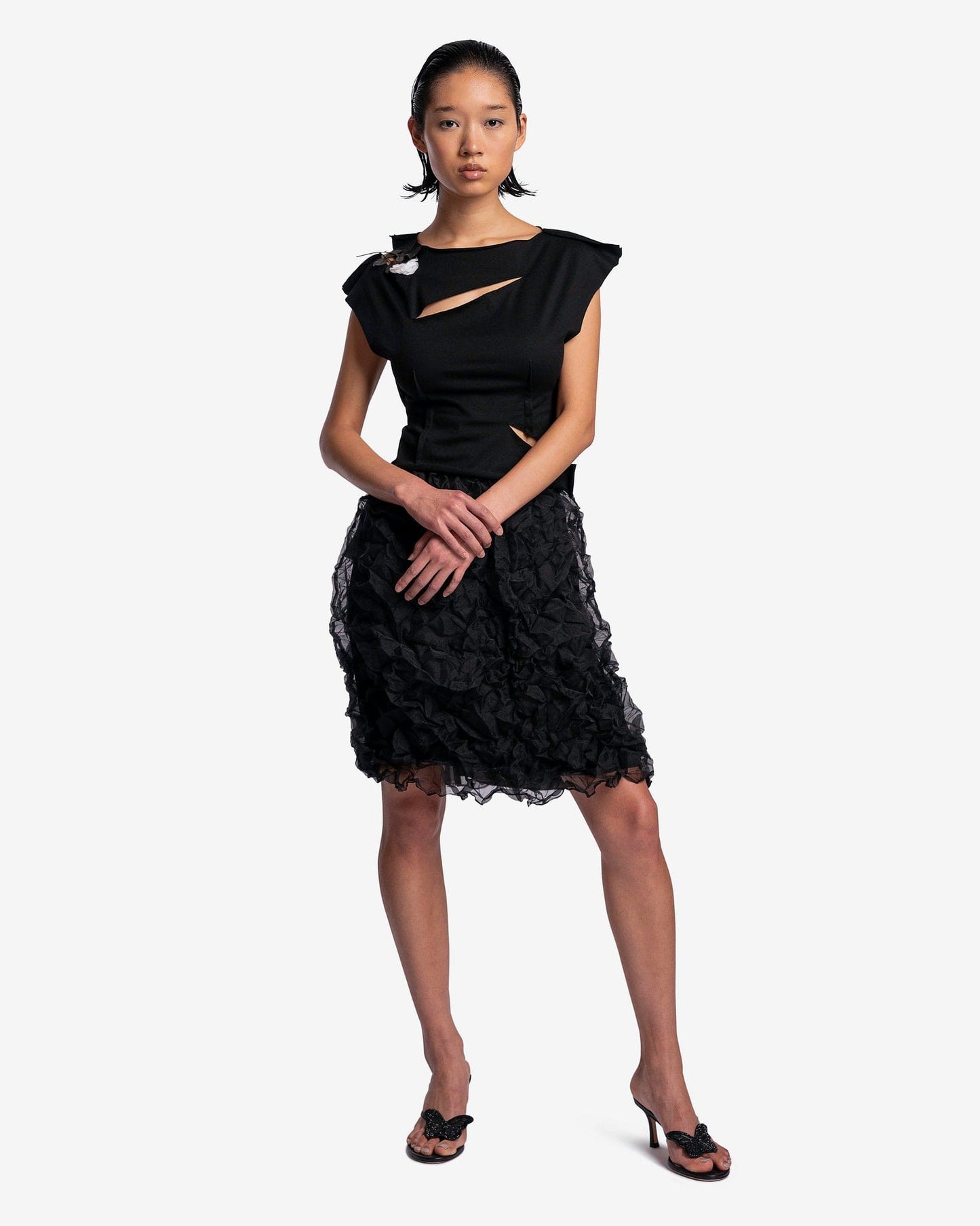 UNDERCOVER Women Skirts Textured Skirt in Black