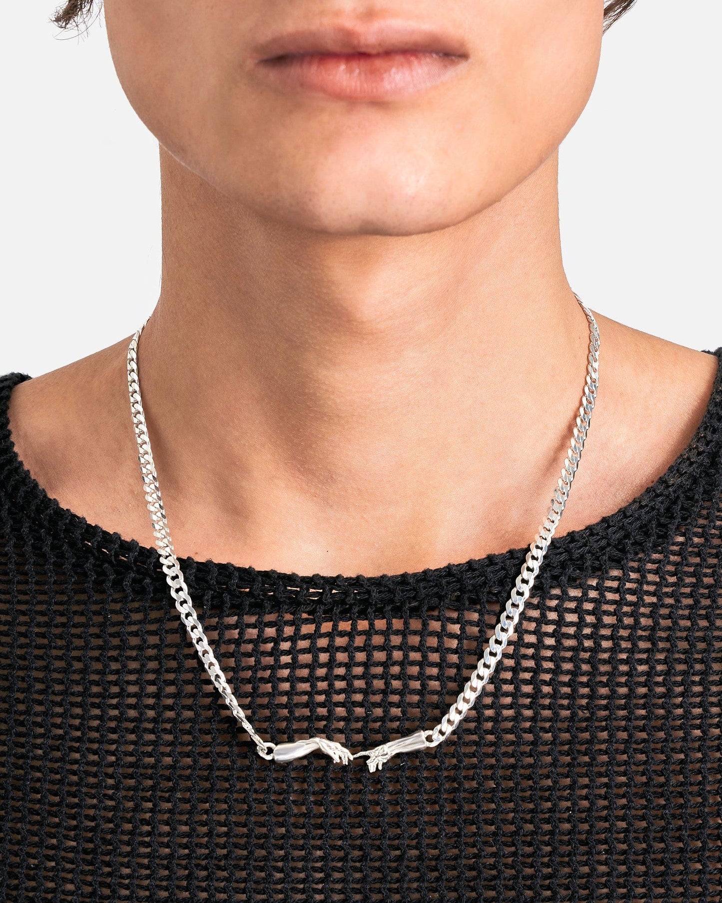 Secret of Manna Jewelry Touch of God Necklace in Silver