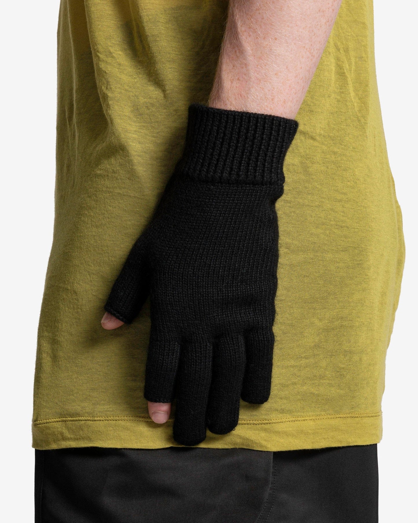 Rick Owens Men's Gloves O/S Touchscreen Gloves in Black