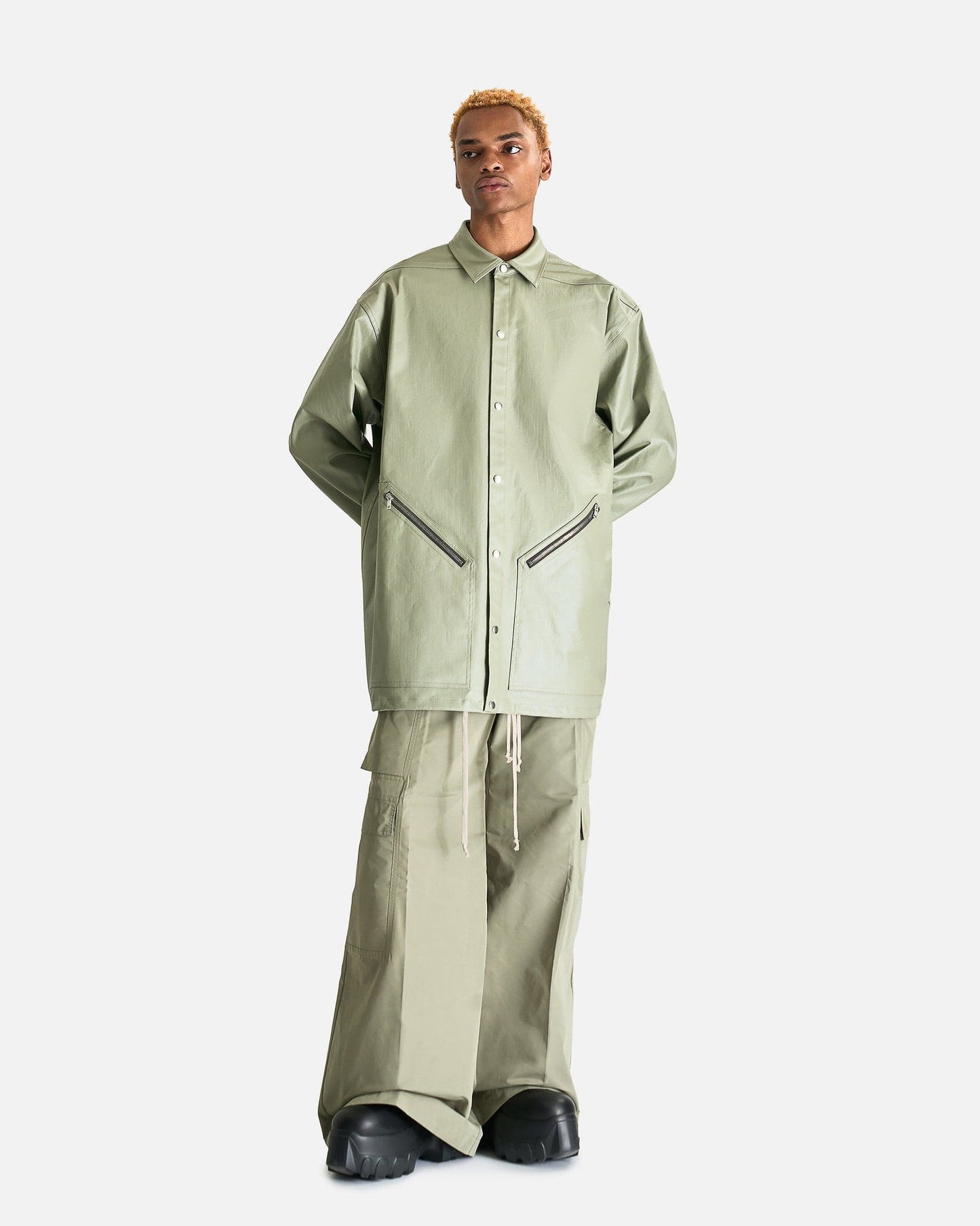 Rick Owens Men's Jackets Tour Jacket in Celadon