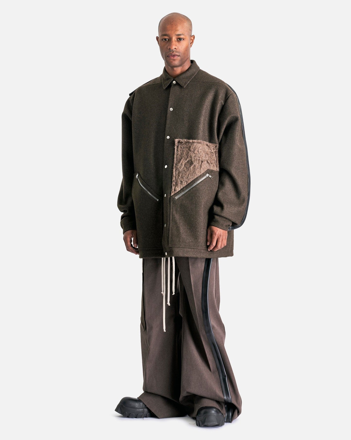 Rick Owens Men's Jackets Tour Jacket in Fawn/Black