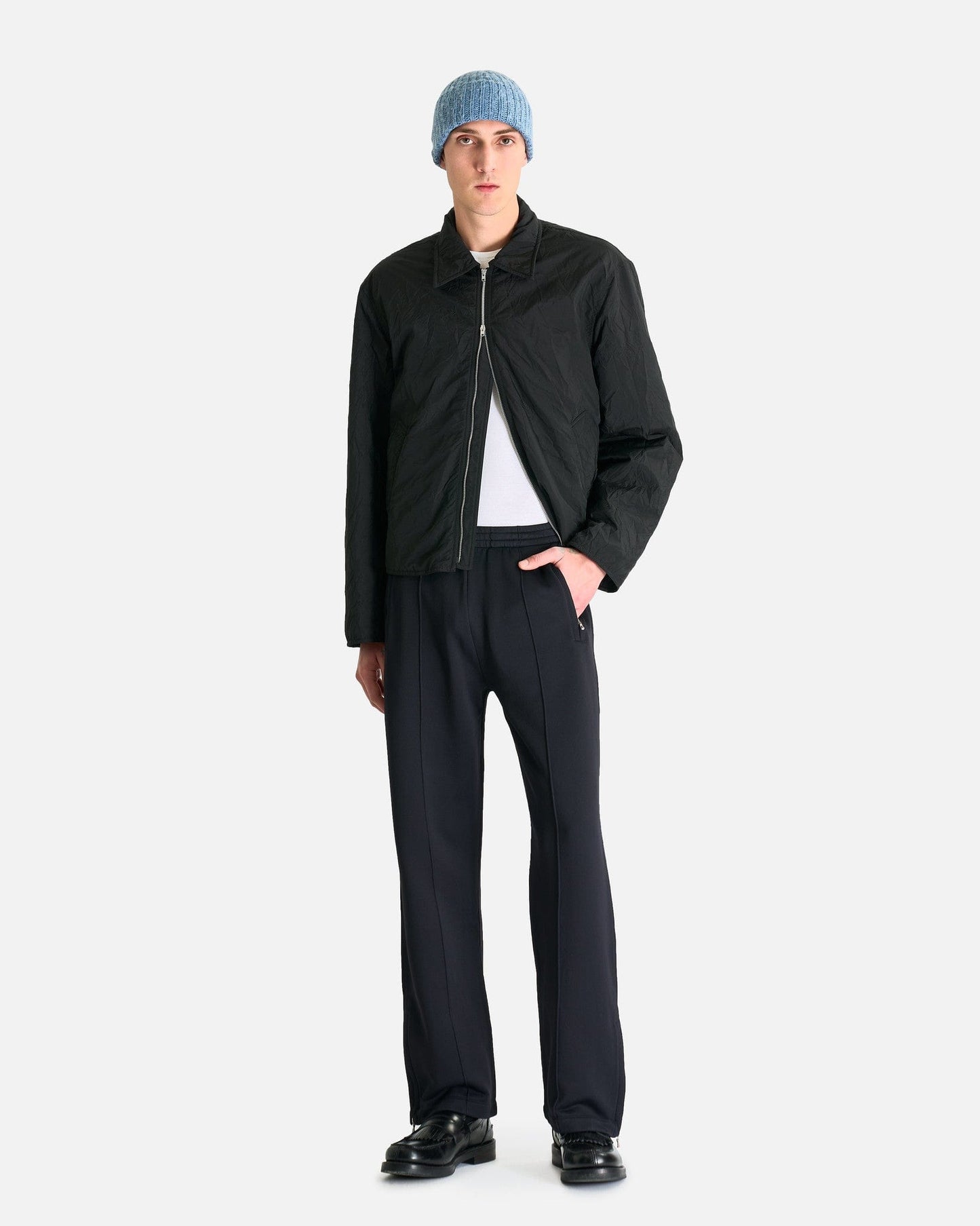 Our Legacy Men's Pants Track Pants in Prime Black True Track Jersey