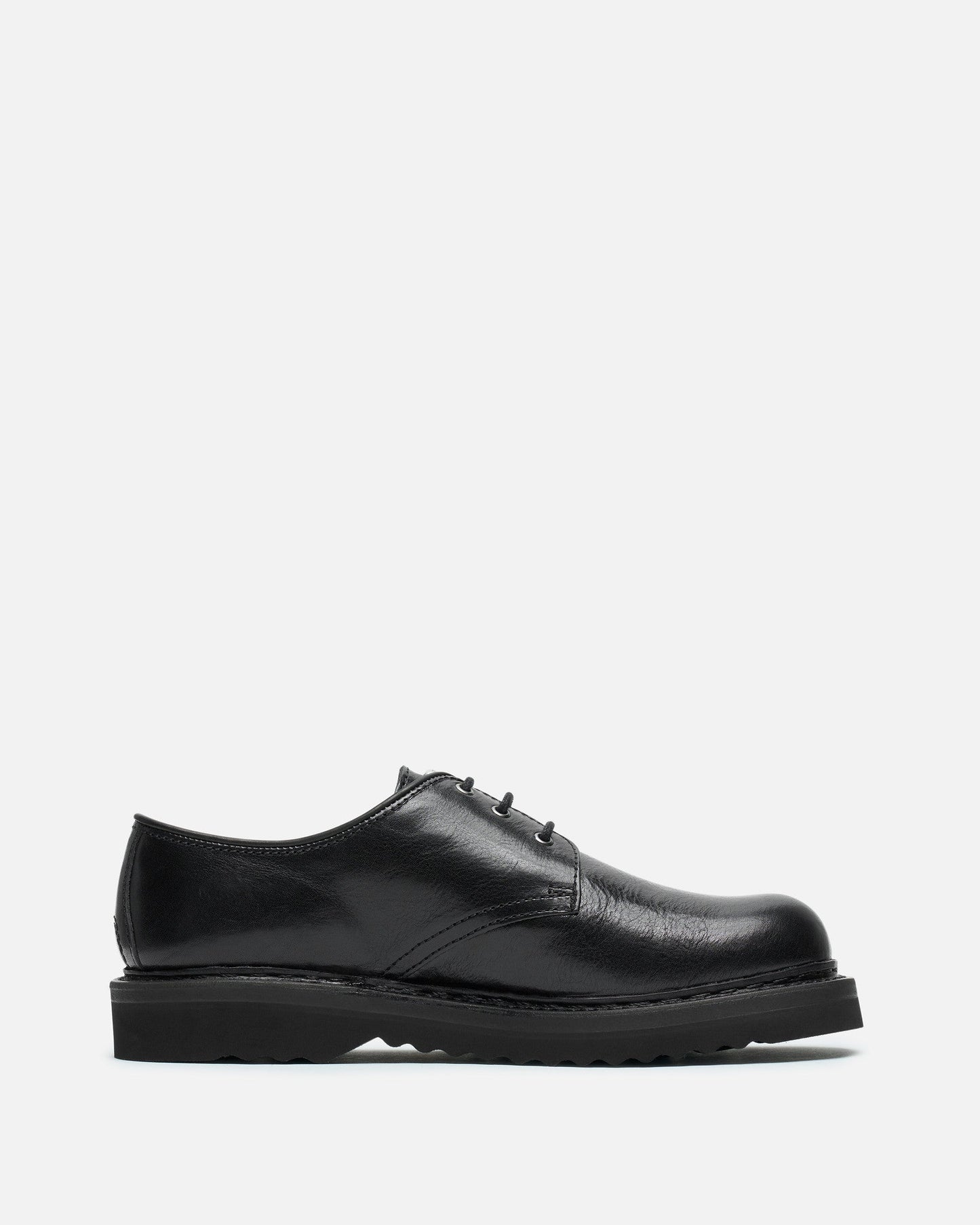 Our Legacy Men's Shoes Trampler Shoe in Black Supple Cow Hide