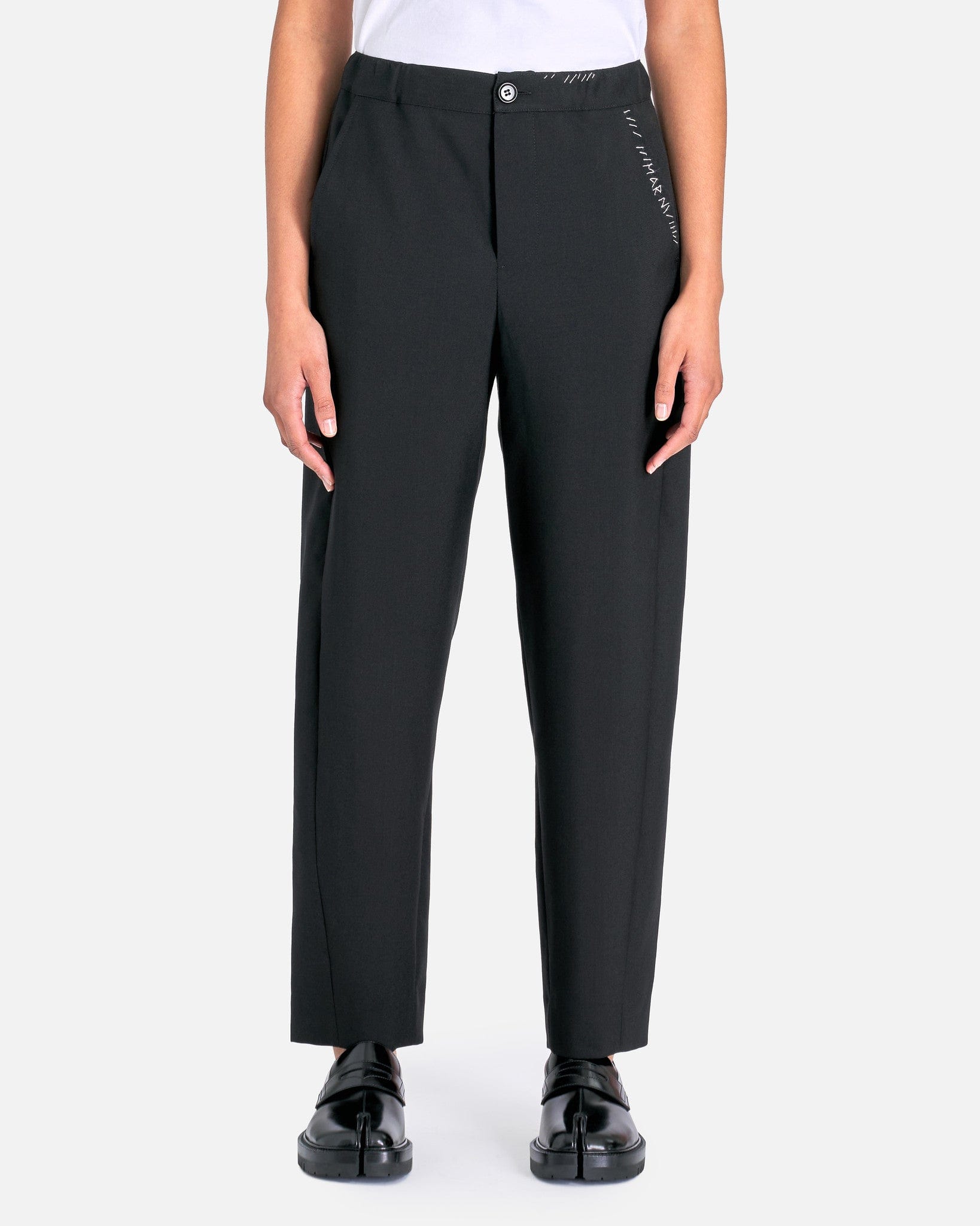 Tropical Wool Trousers in Black – SVRN