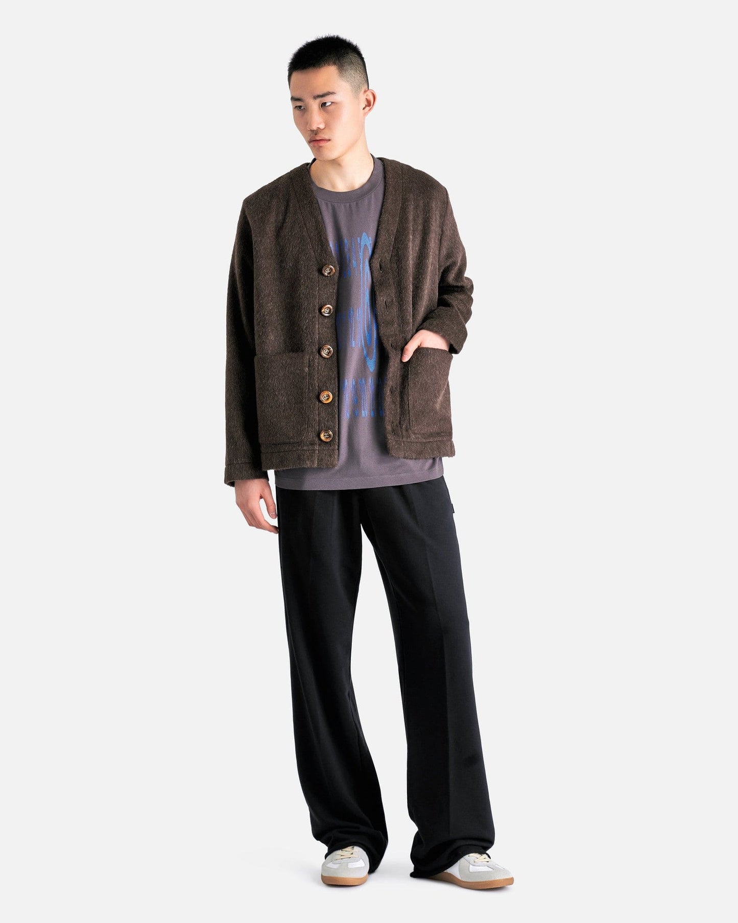 MM6 Maison Margiela Men's Pants Unbrushed Sweat Jersey Trouser
