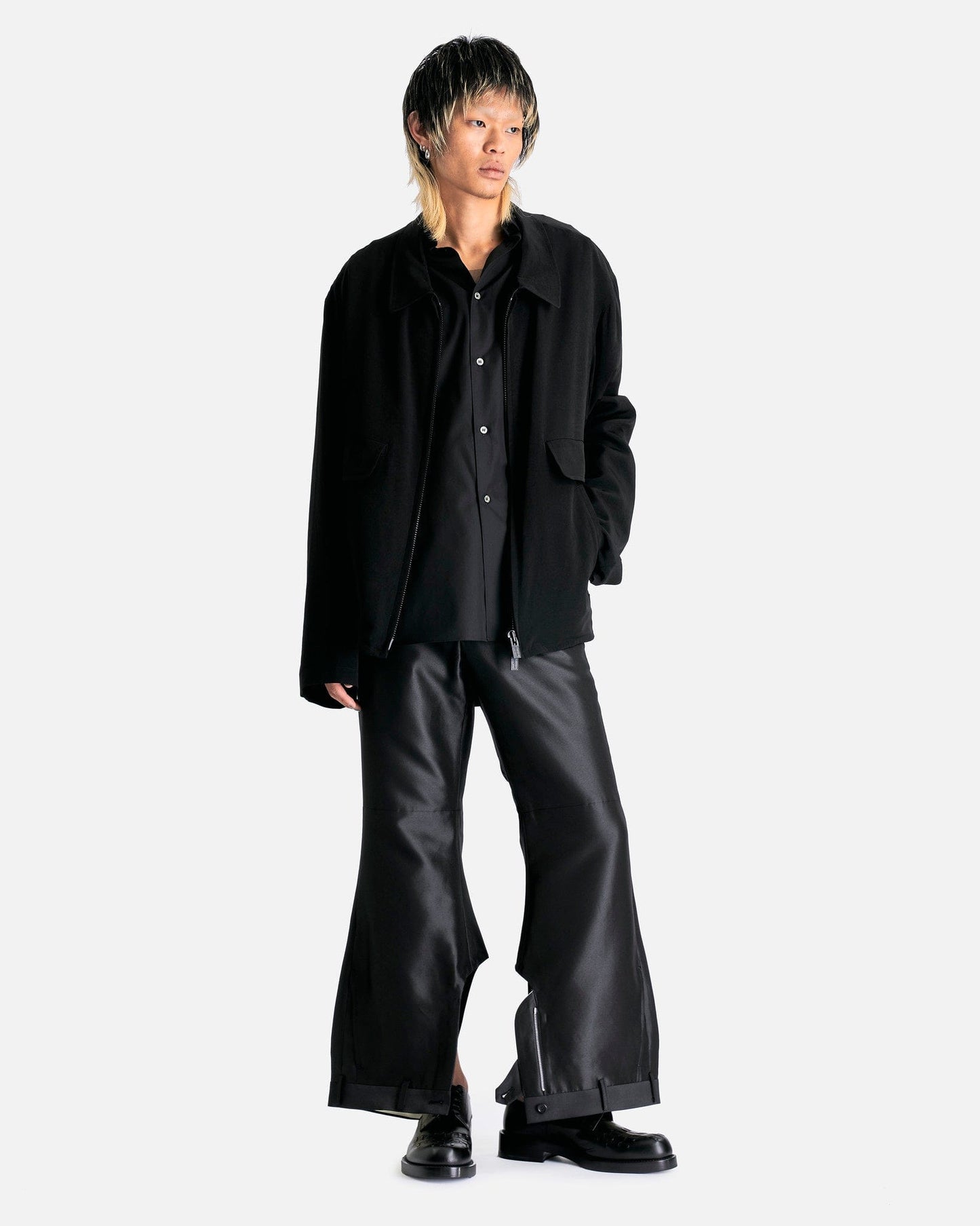 Comme des Garcons HOMME PLUS Men's Pants Upside Down Pants in Black