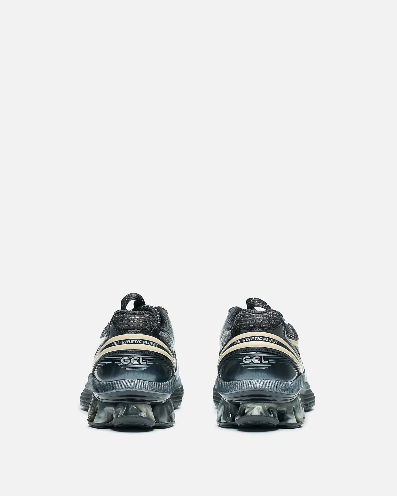 Asics Men's Sneakers US6-S Gel Kinetic Fluent in Black/Vanilla