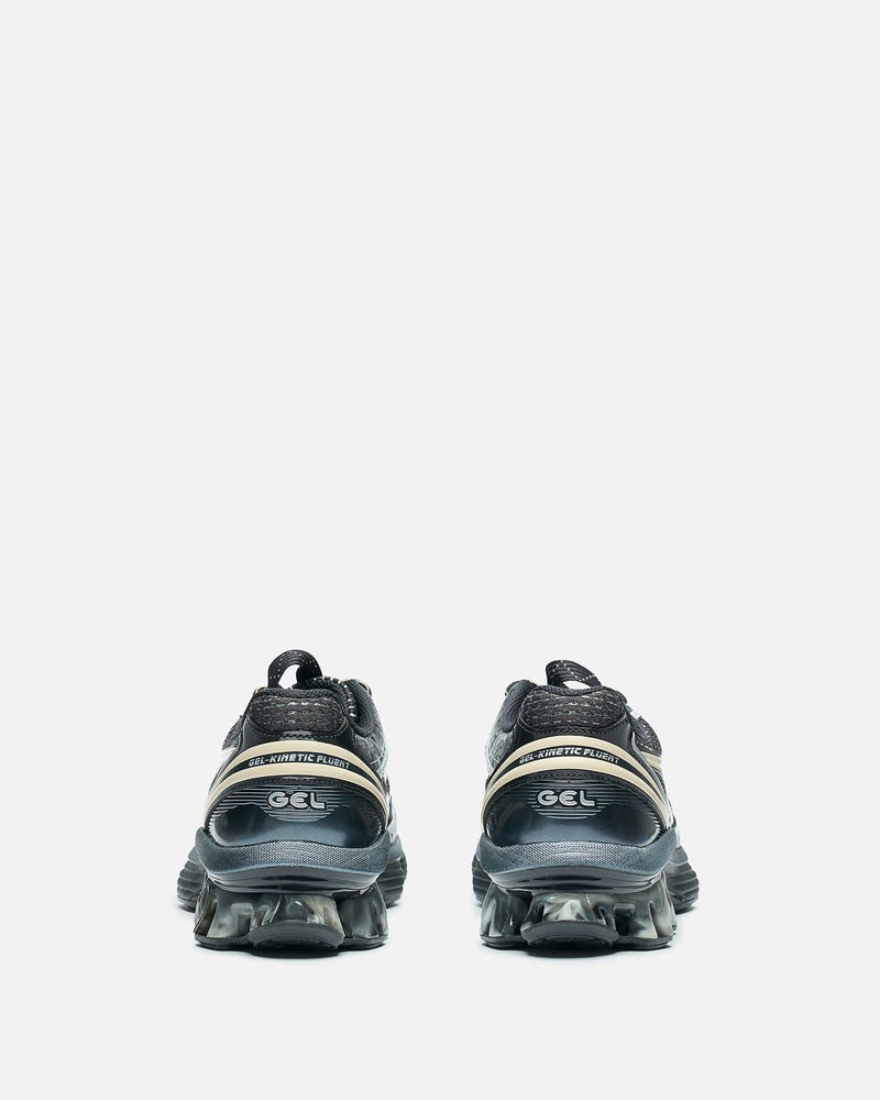Asics Men's Sneakers US6-S Gel Kinetic Fluent in Black/Vanilla