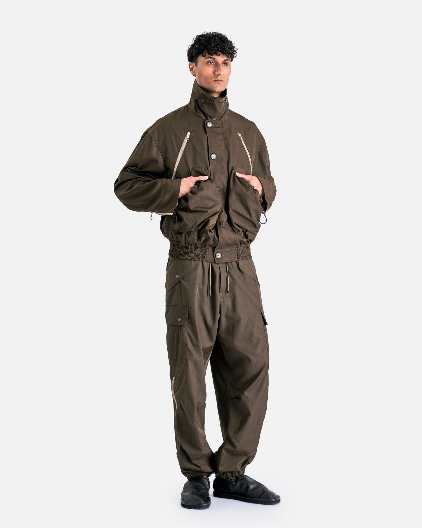 Dries Van Noten Men's Jackets Vanborn Jacket in Khaki