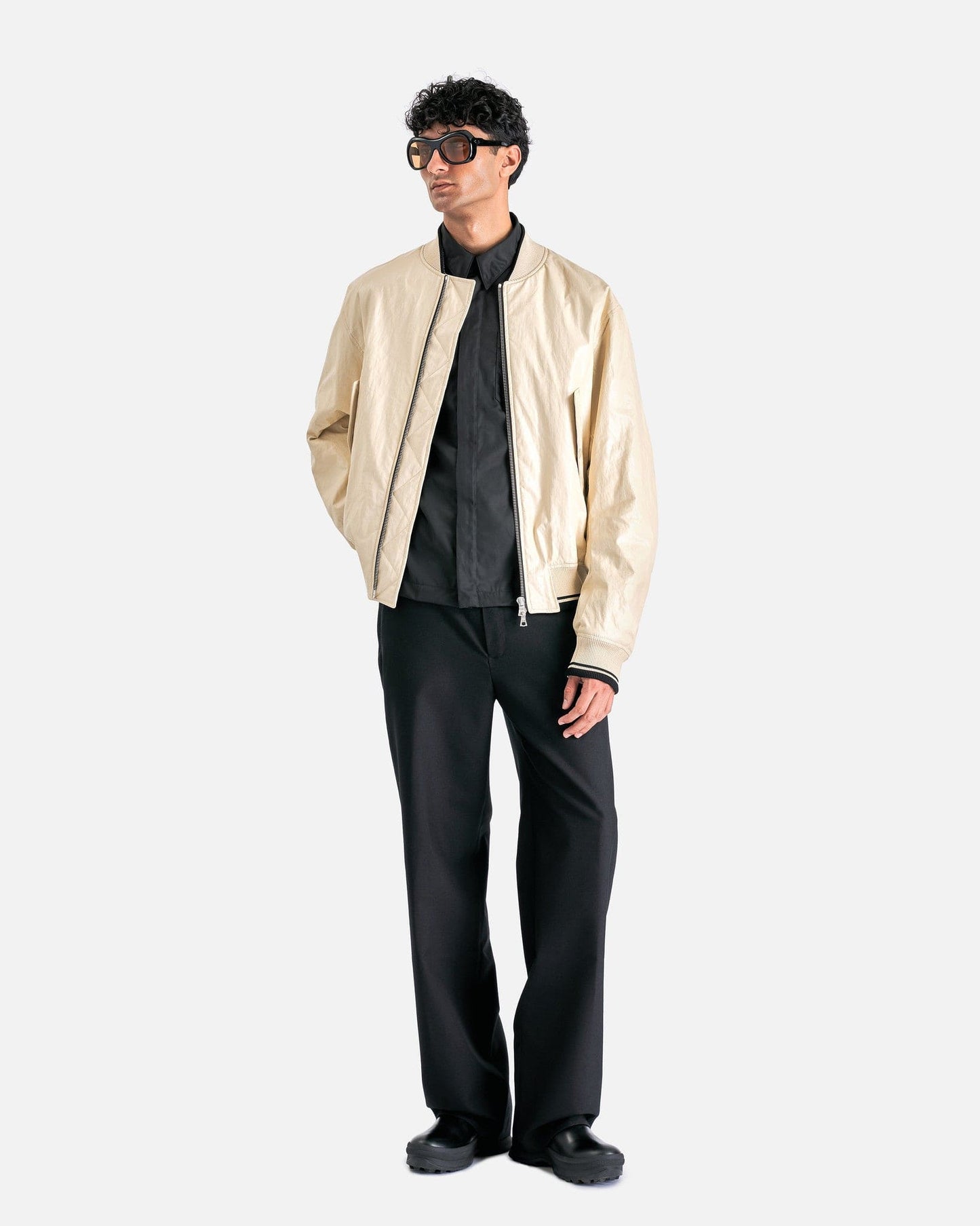 Dries Van Noten Men's Jackets Vellom Jacket in Cream