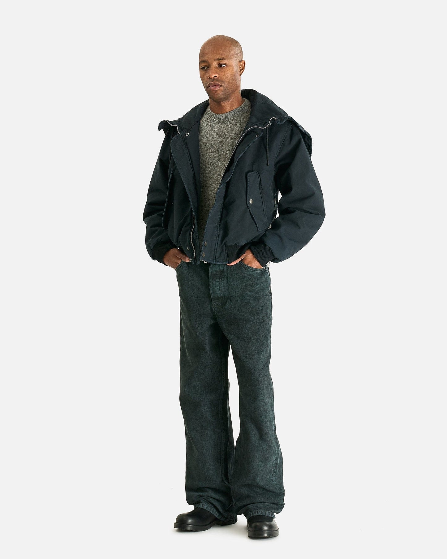 Dries Van Noten Men's Jackets Velmonte Bis GD M.W. Jacket in Navy