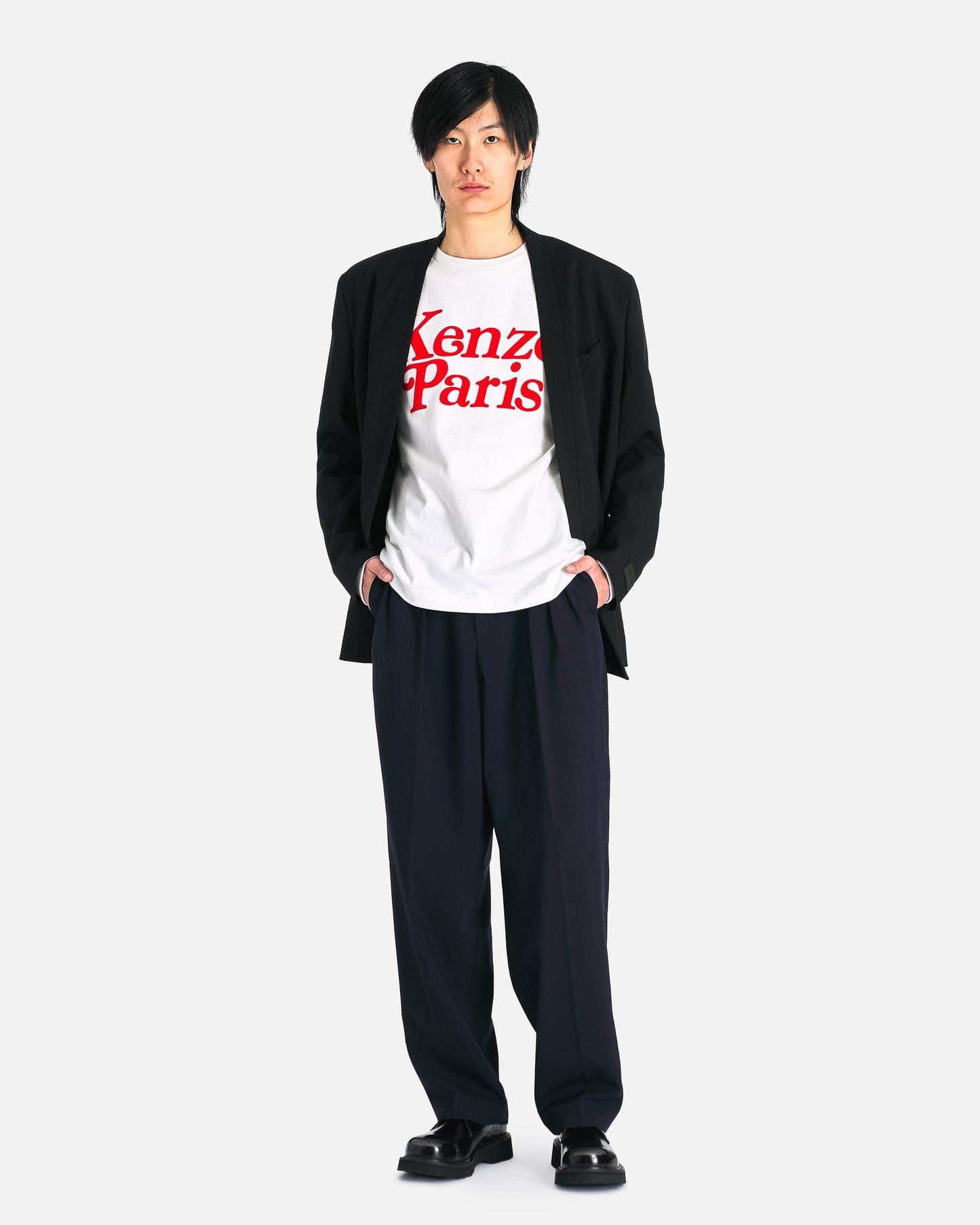 Kenzo Men's Shirts Verdy Long Sleeve in Off White