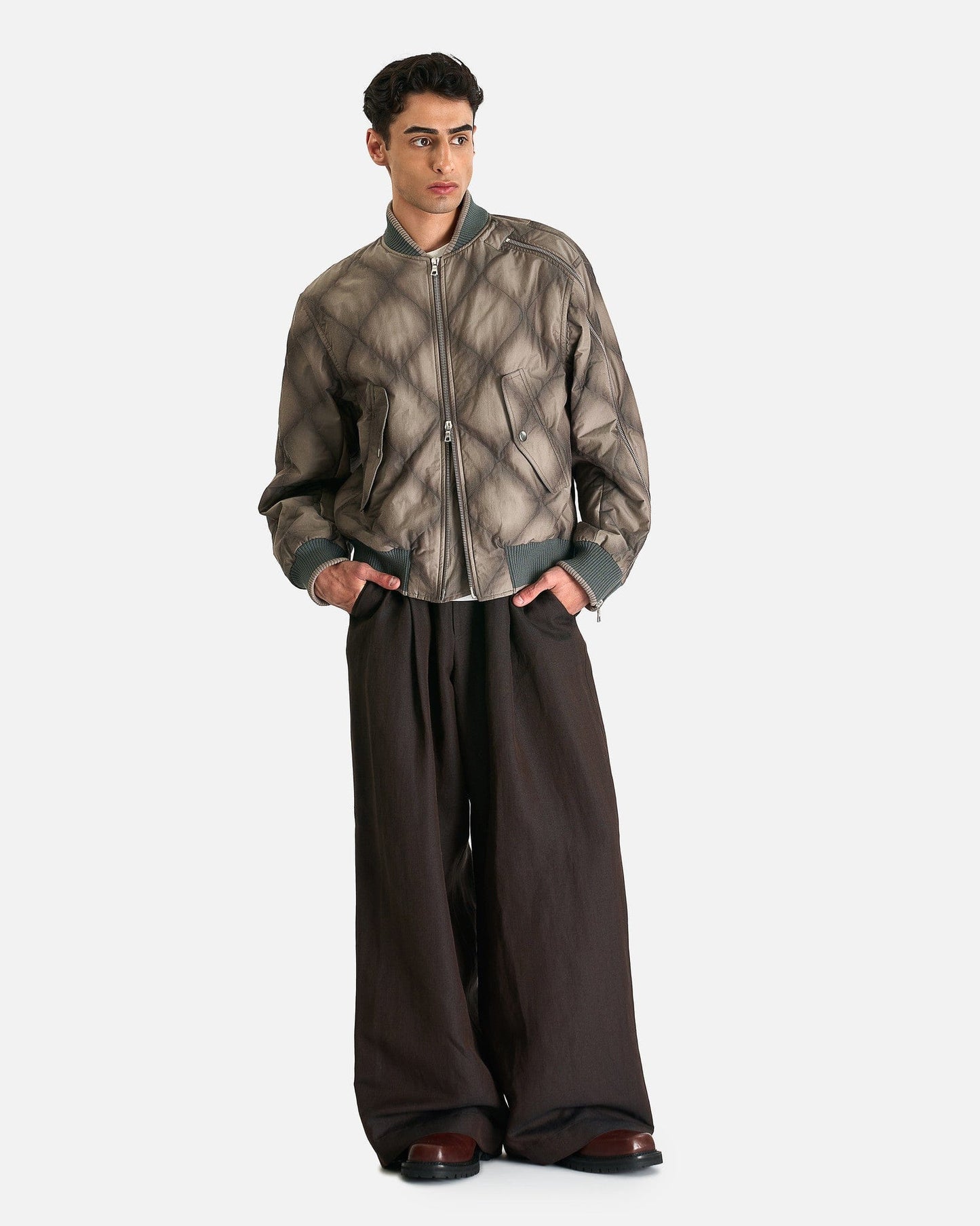 Dries Van Noten Men's Jackets Vilmory EMB Jacket in Anthracite