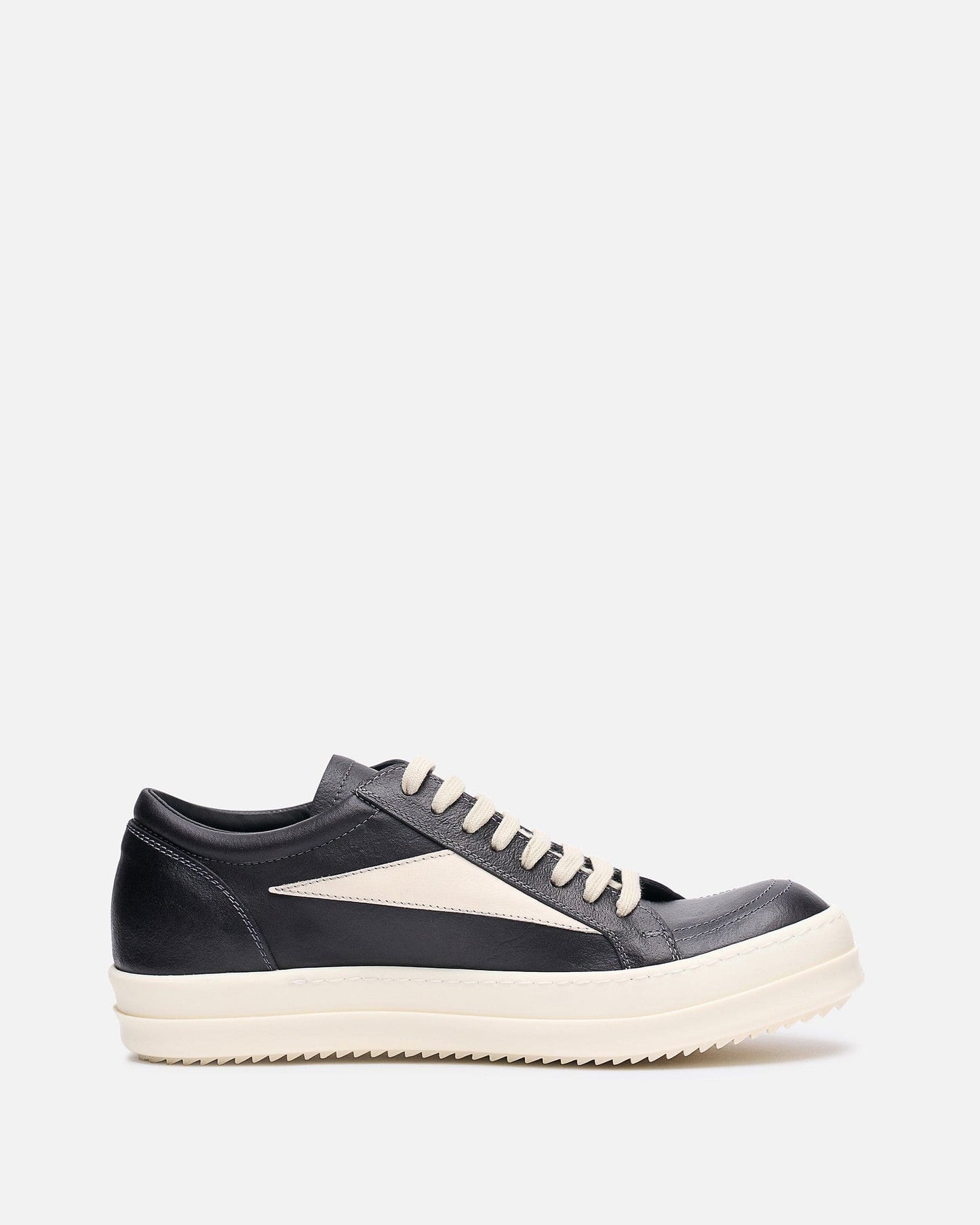 Rick Owens Men's Sneakers Vintage Sneakers in Black/Milk
