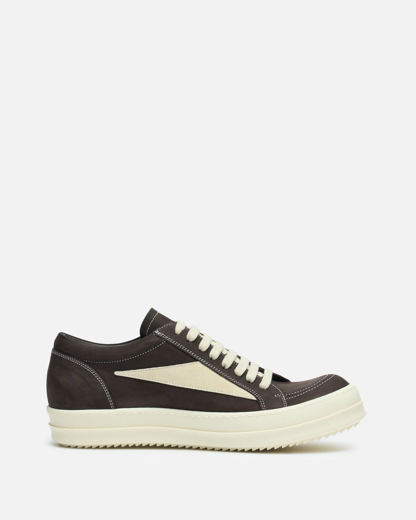 Rick Owens Men's Sneakers Vintage Sneaks in Brown/Milk