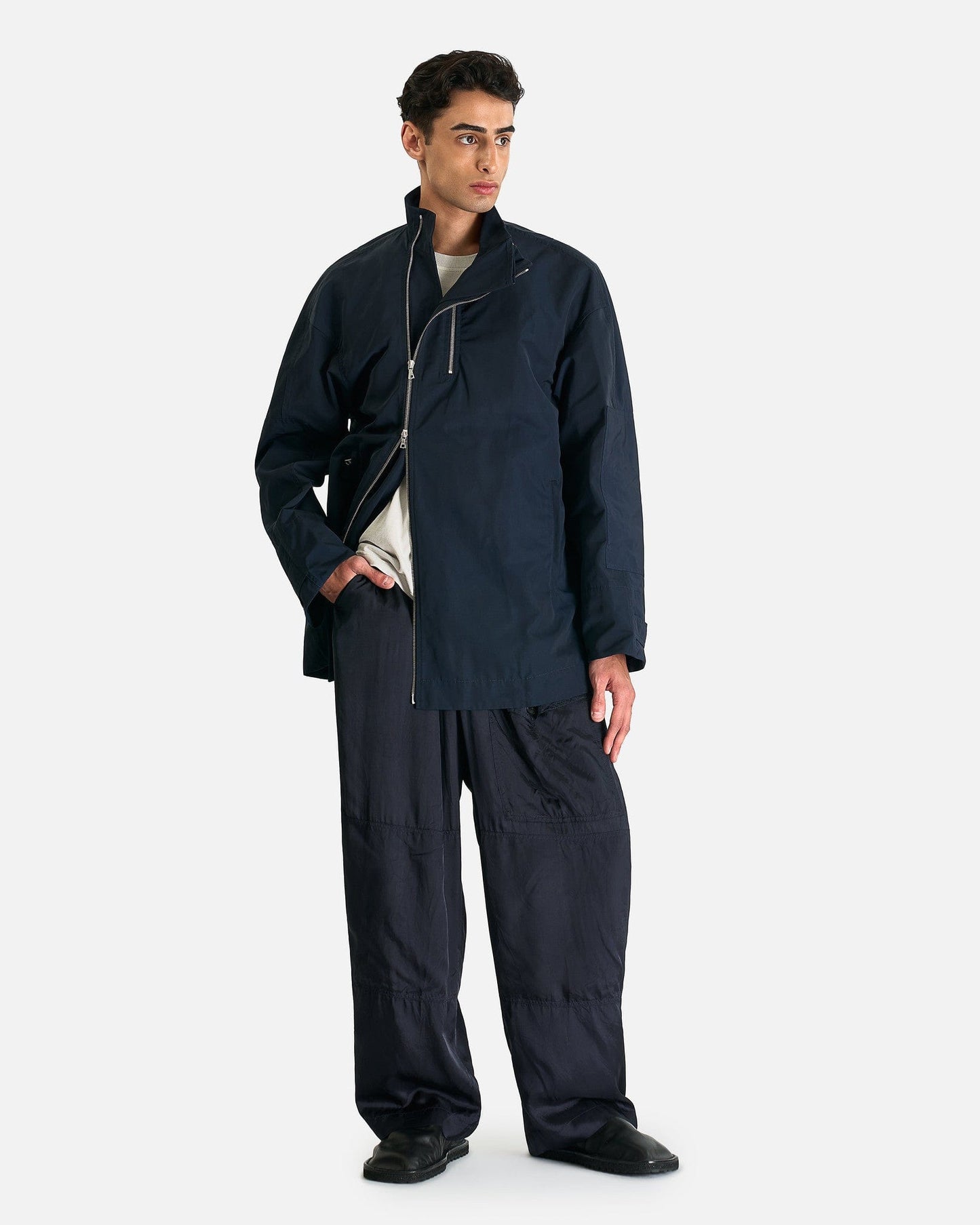 Dries Van Noten Men's Jackets Vlair Jacket in Navy