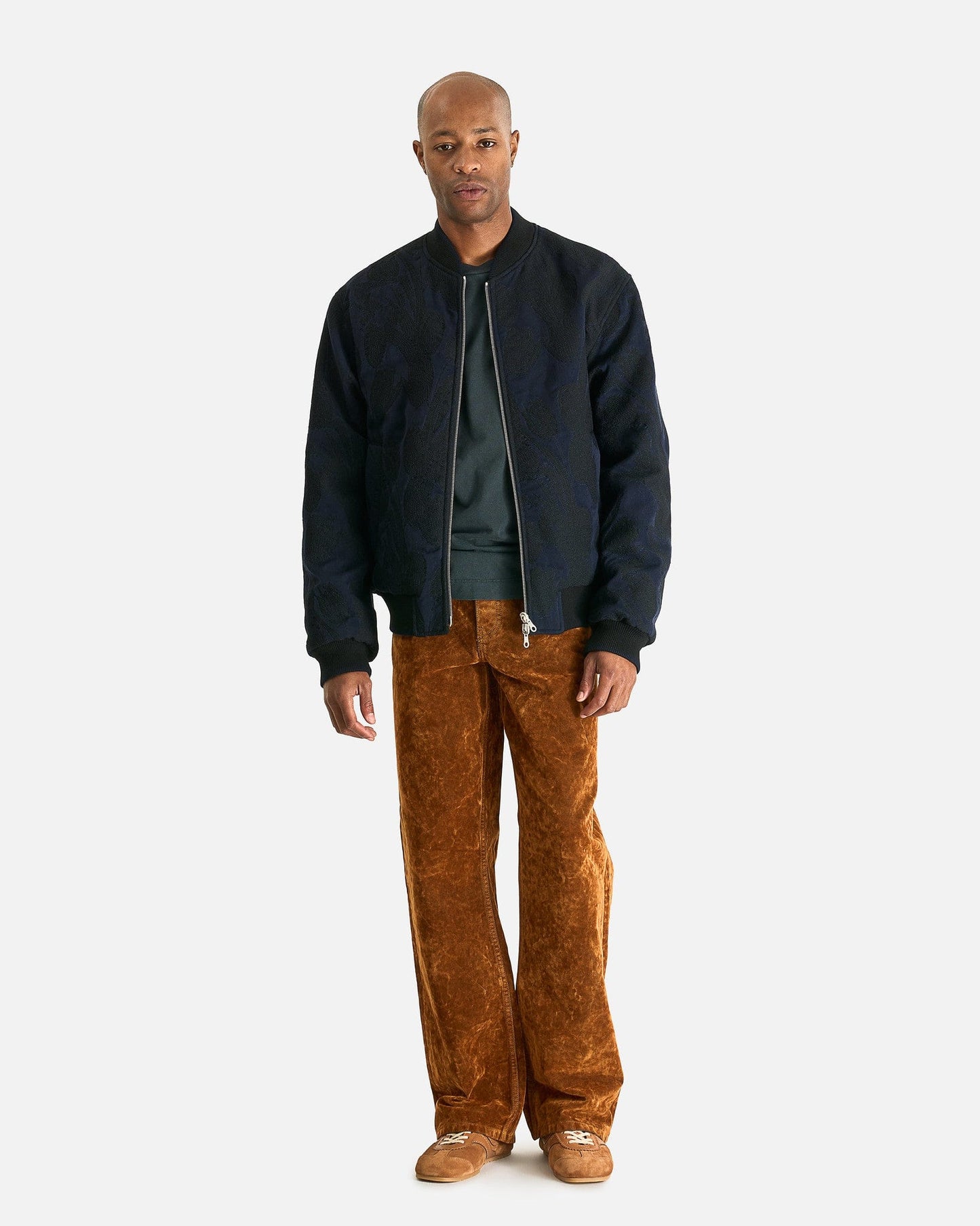 Dries Van Noten Men's Jackets M Volker Rev Jacket in Navy