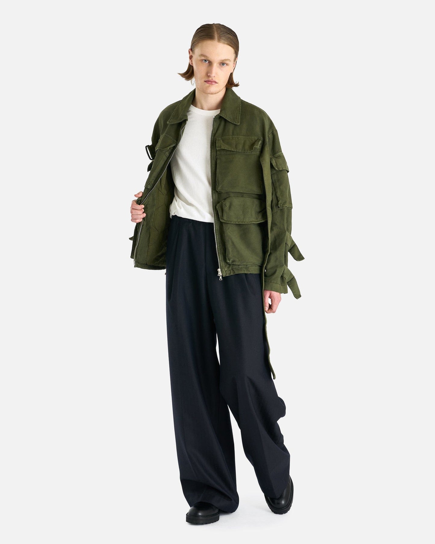 Dries Van Noten Men's Jackets Vonac Jacket in Khaki