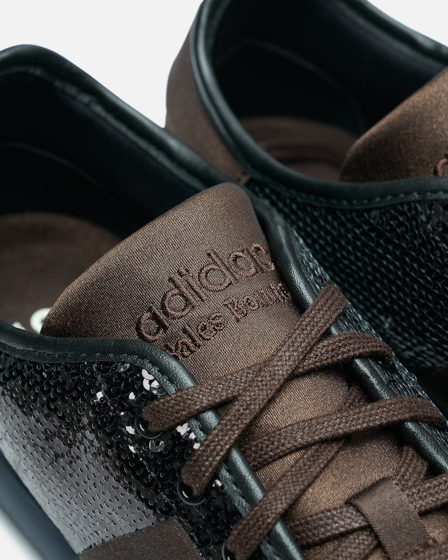 Adidas Men's Sneakers Wales Bonner Karintha Sequin Lo in Dark Brown