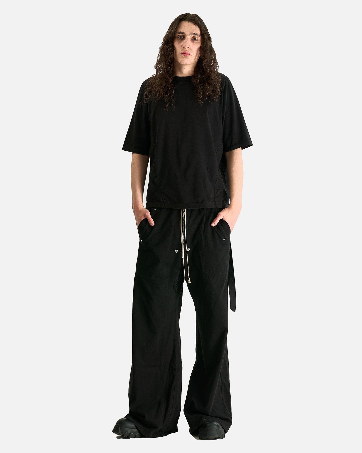 Rick Owens DRKSHDW Men's T-Shirts Walrus T in Black