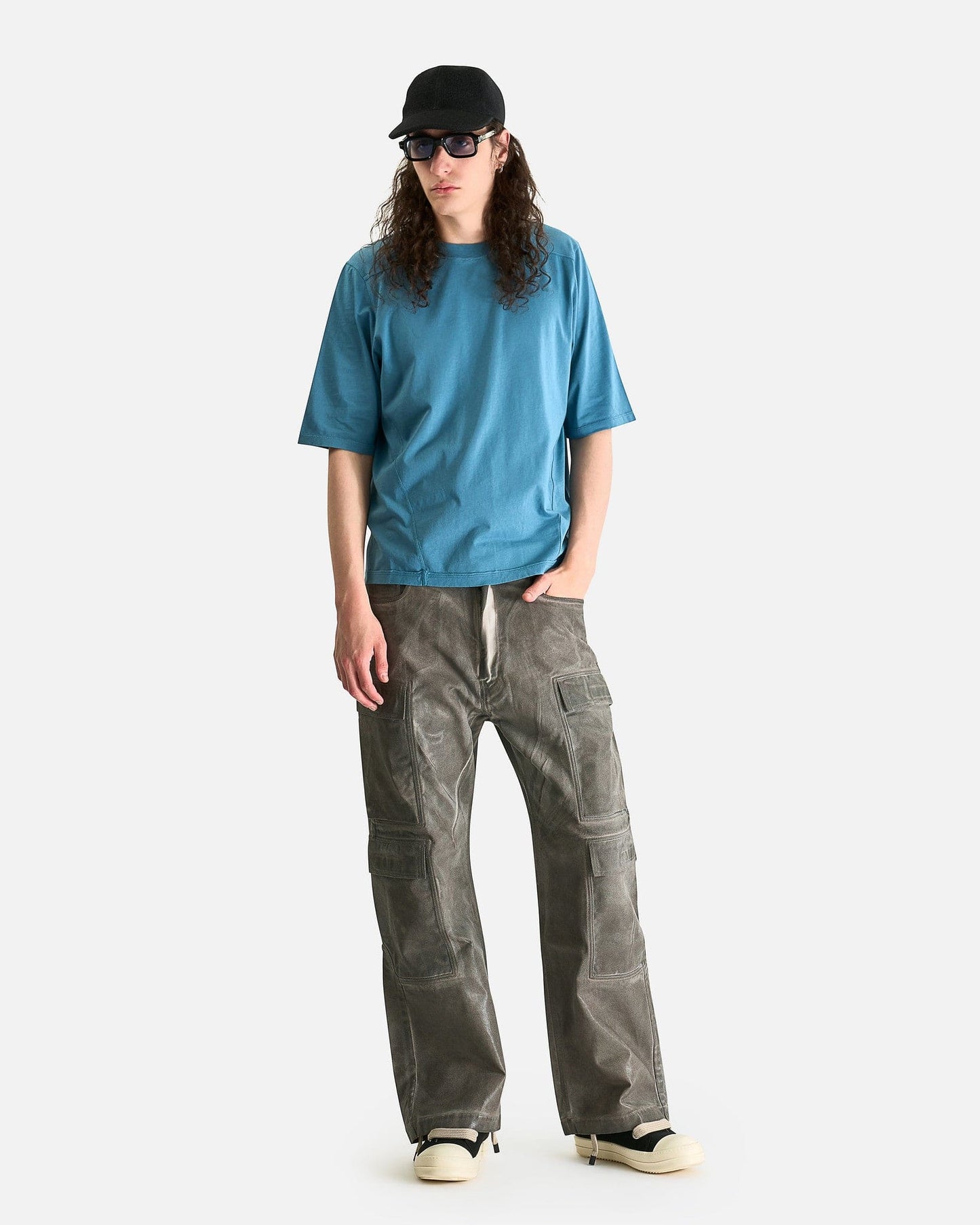 Rick Owens DRKSHDW Men's T-Shirts Walrus T in Toothpaste