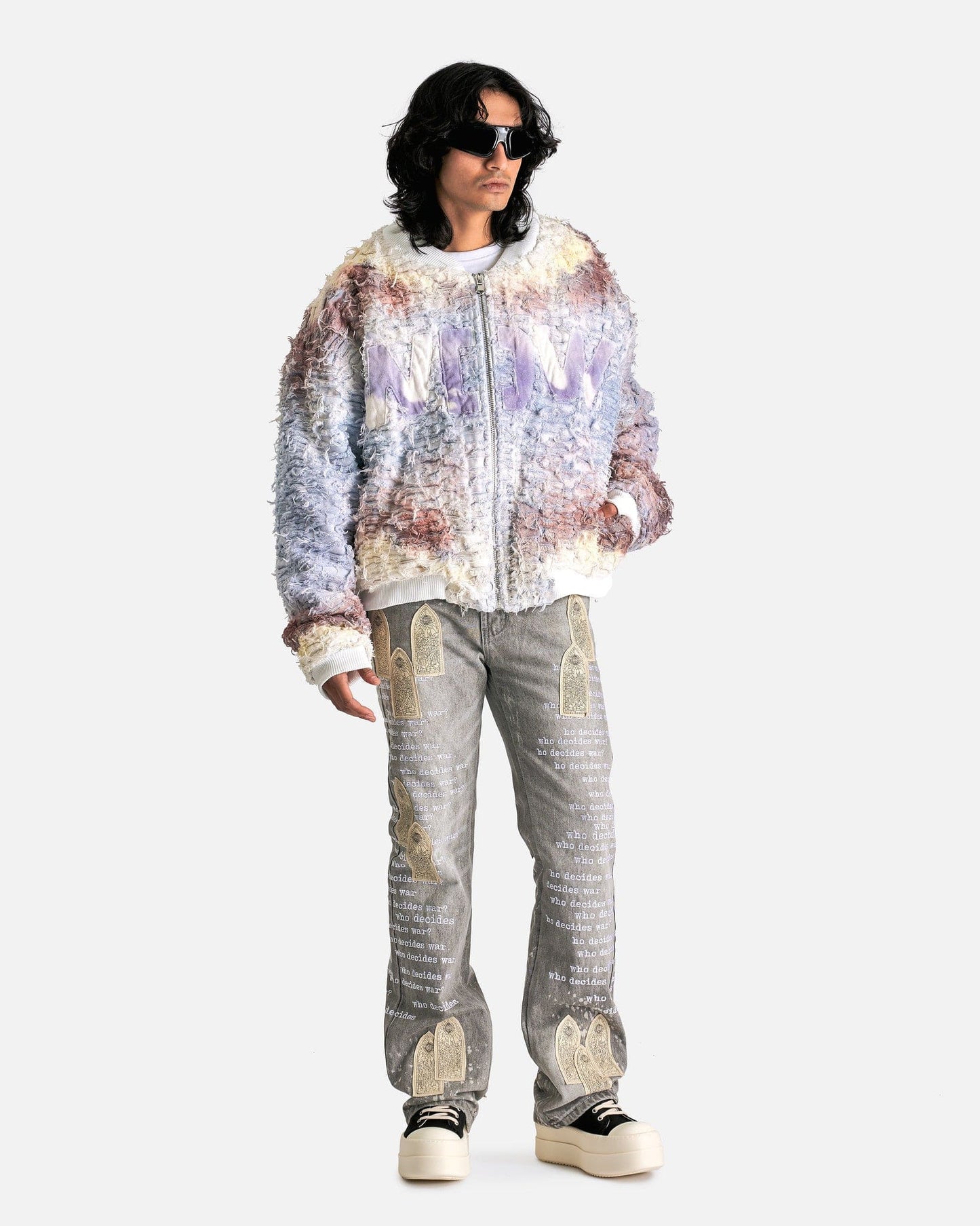 Who Decides War Men's Jackets WDW Husk Bomber in Multi