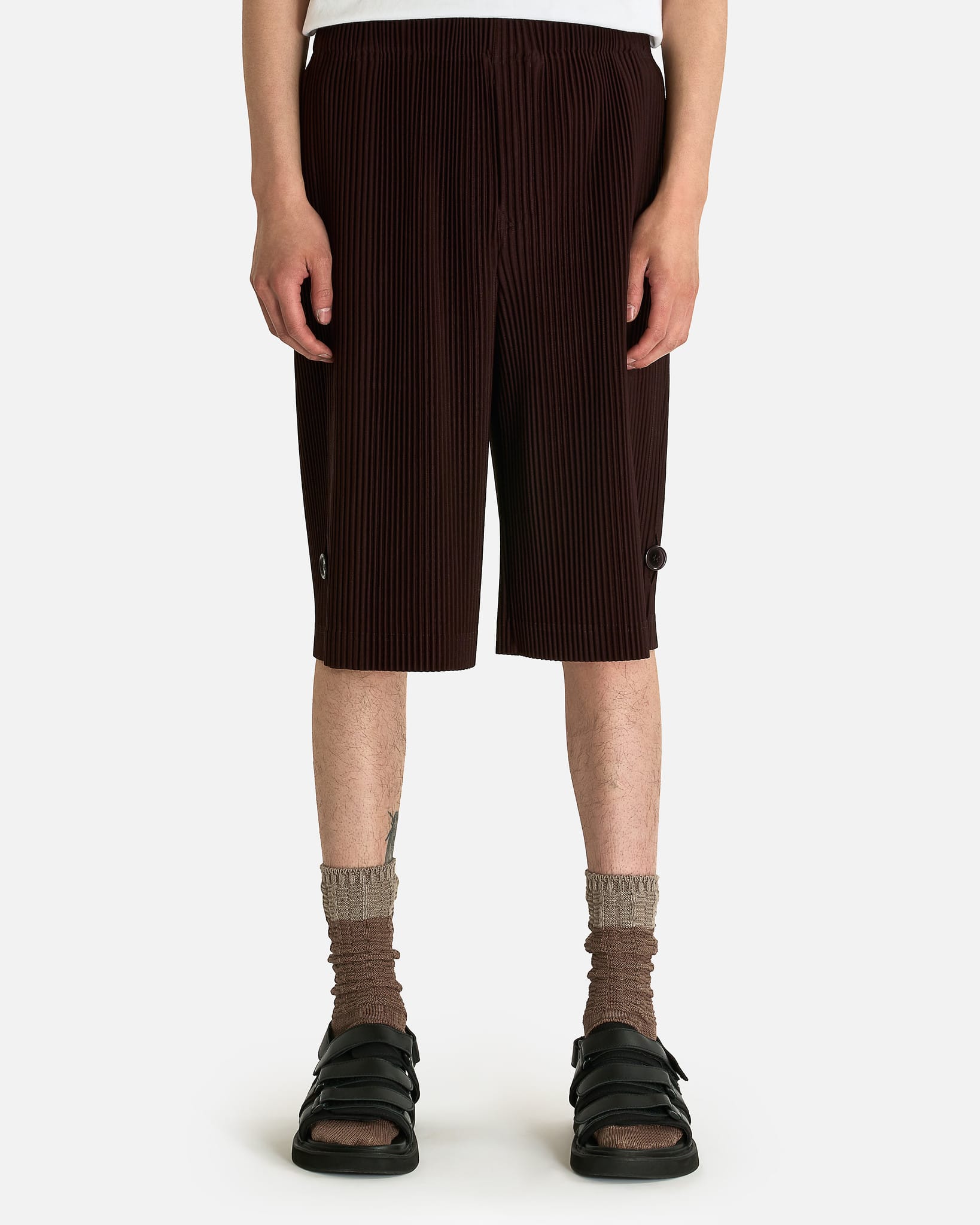 Wear or Wrap Shorts in Eggplant – SVRN