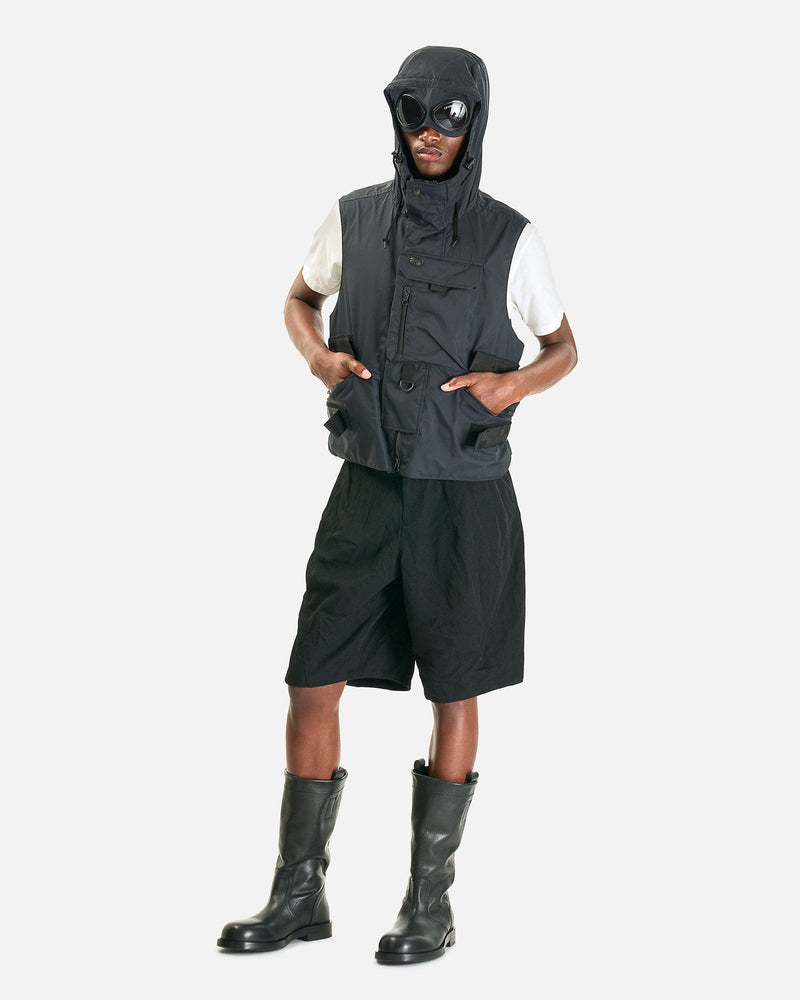 BLACK Comme des Garçons Men's Shorts Wide Leg Short in Black