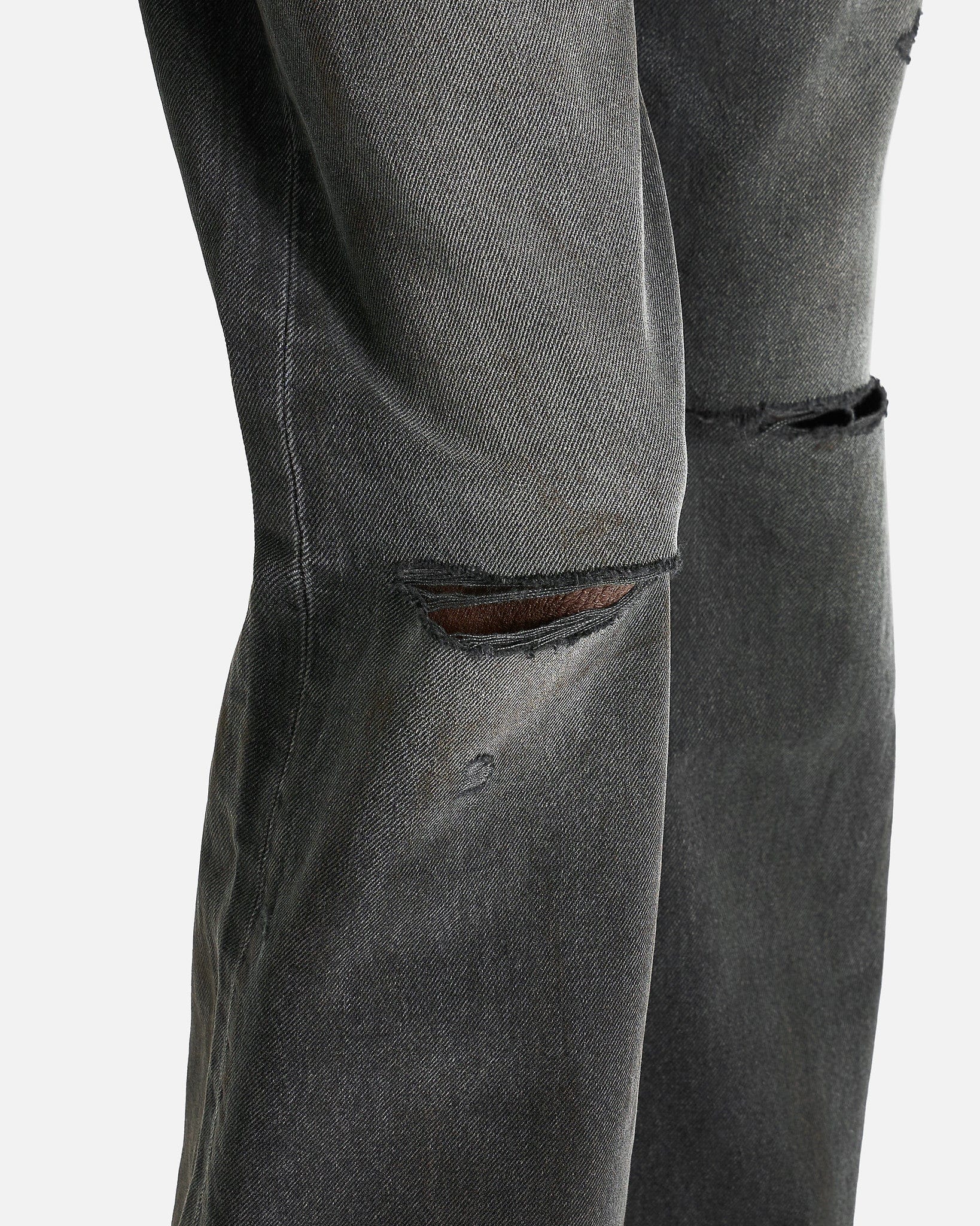 Enfants Riches Deprimes Men's Jeans Wider Flare Leg Jeans in Charcoal