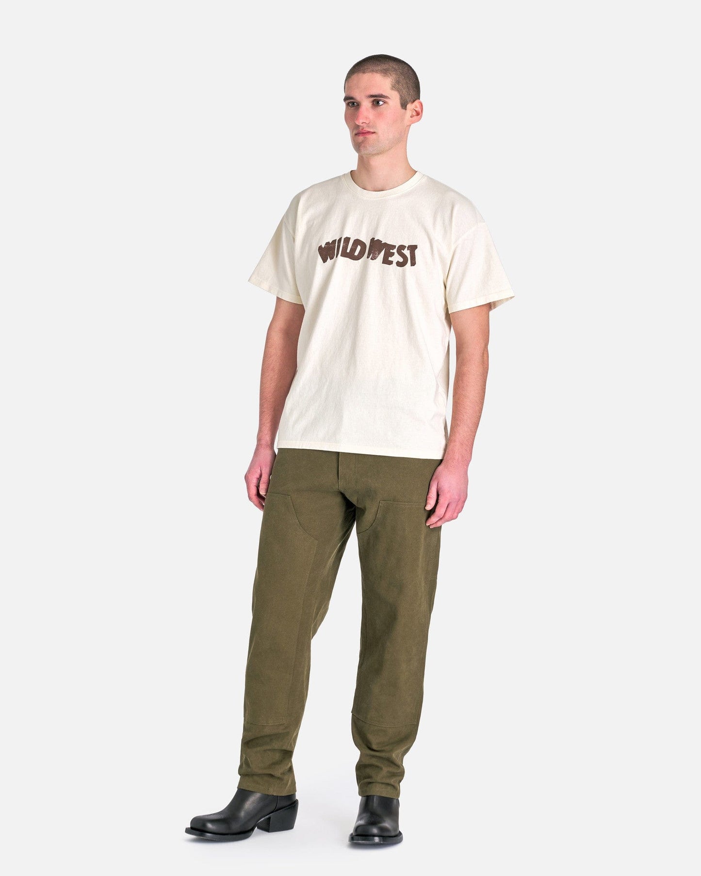 One of These Days Men's T-Shirts Wild West Tee in Bone