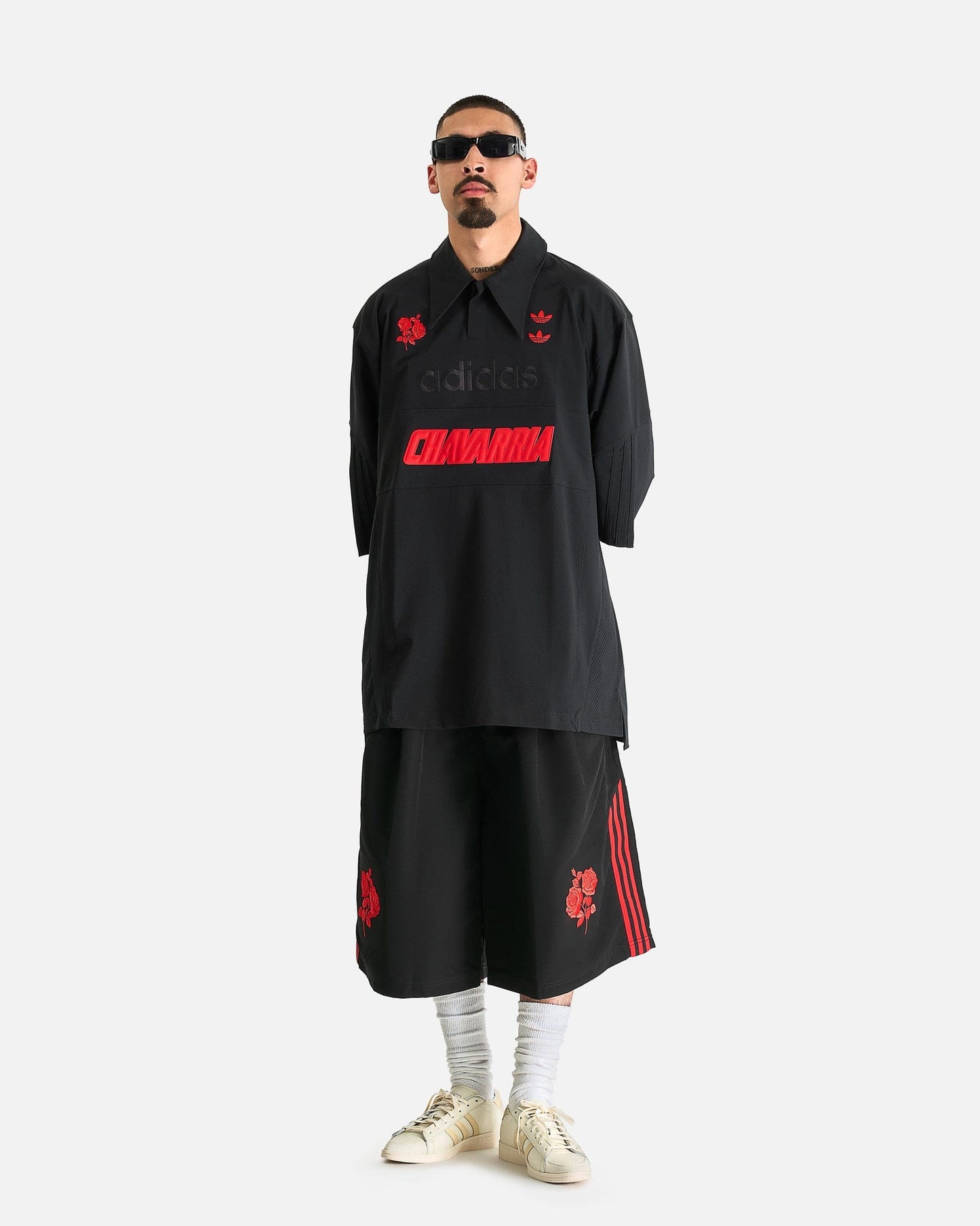 Adidas Men's Shirts Willy Chavarria Polo Shirt in Black