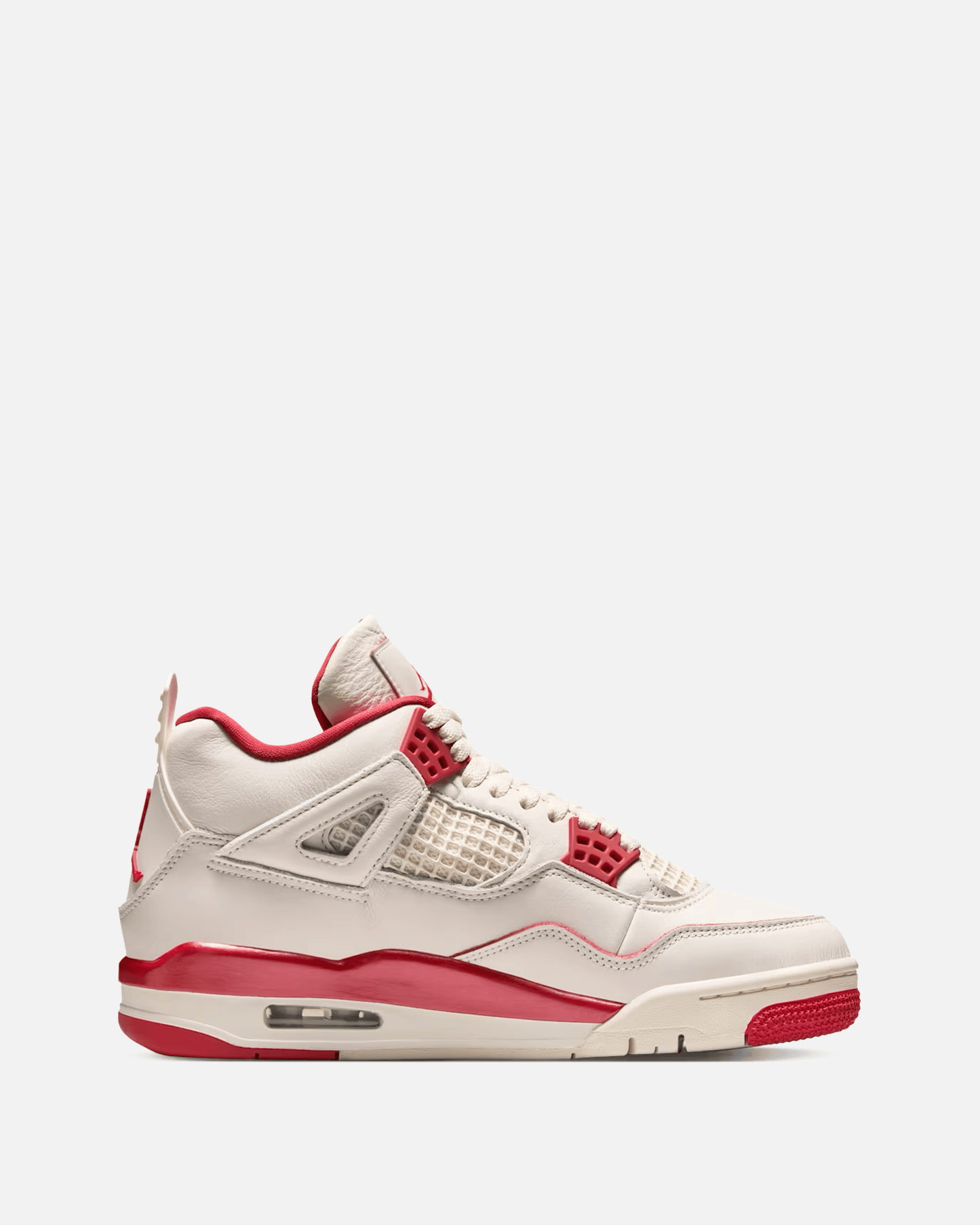 Jordan Men's Sneakers Women's Air Jordan 4 in Pale Ivory/Tough Red