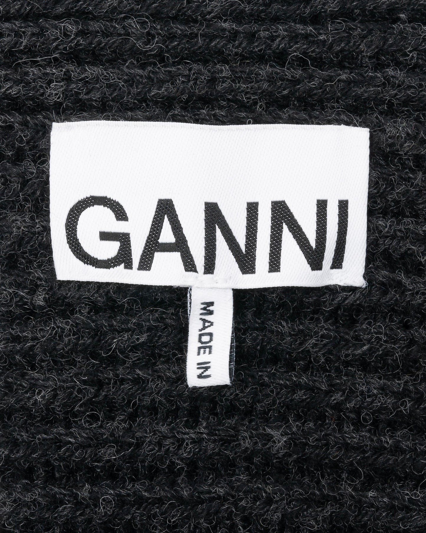 Ganni Scarves Wool Mix Scarf in Black