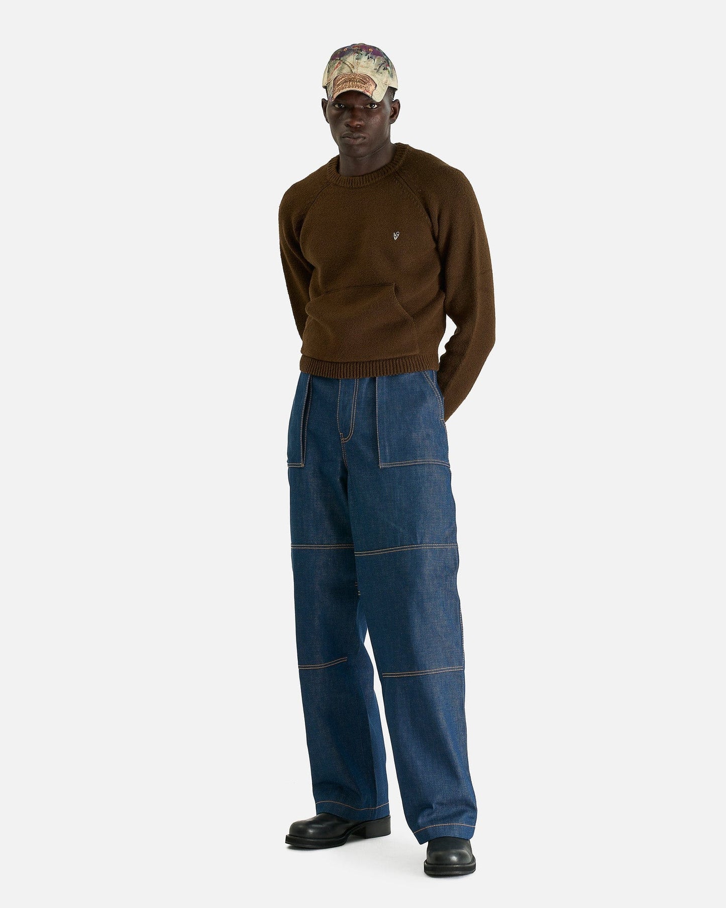 Acne Studios Men's Jeans Workwear Jeans in Indigo Blue