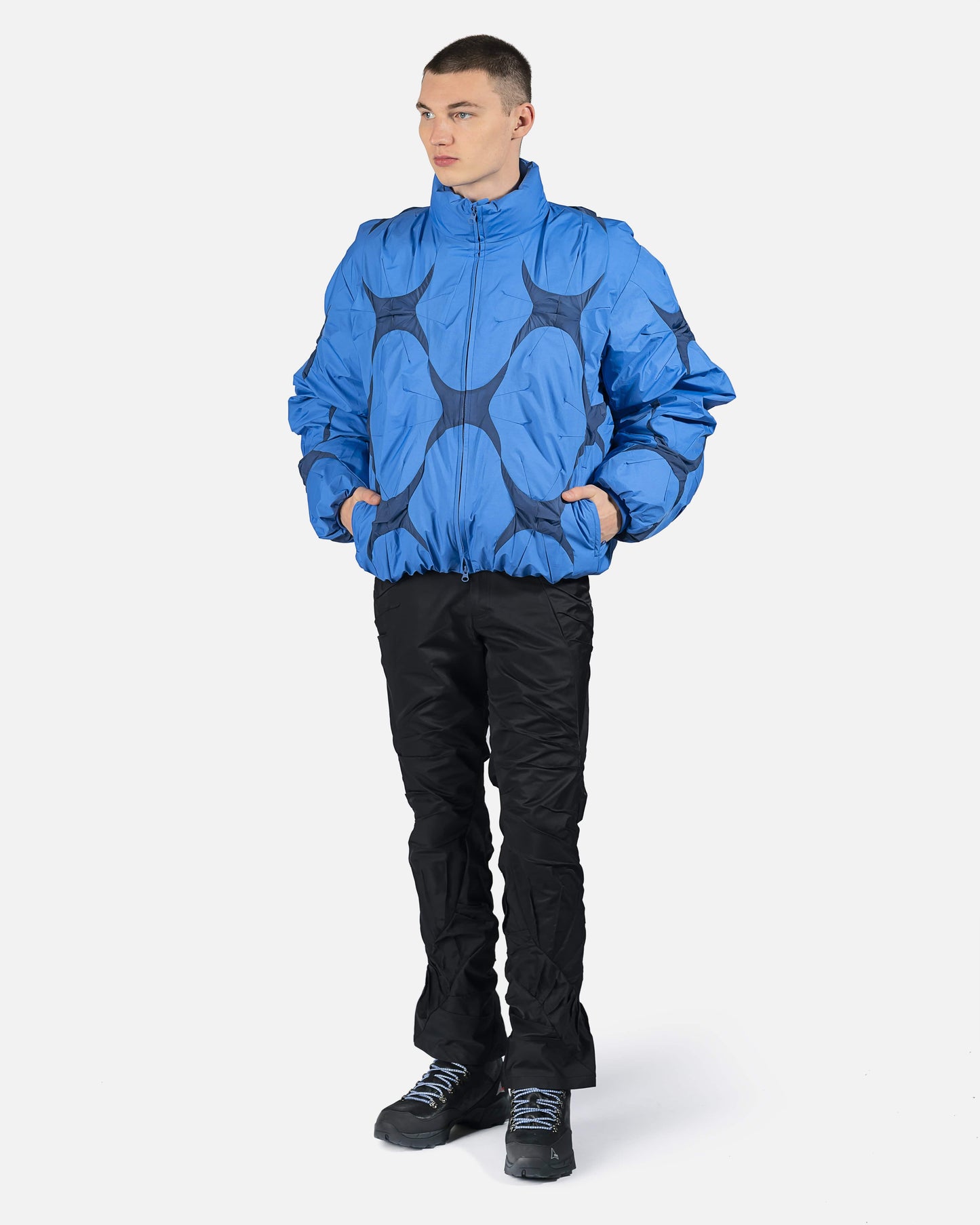 POST ARCHIVE FACTION (P.A.F) Men's Jackets 4.0+ Down Left Puffer Jacket in Blue