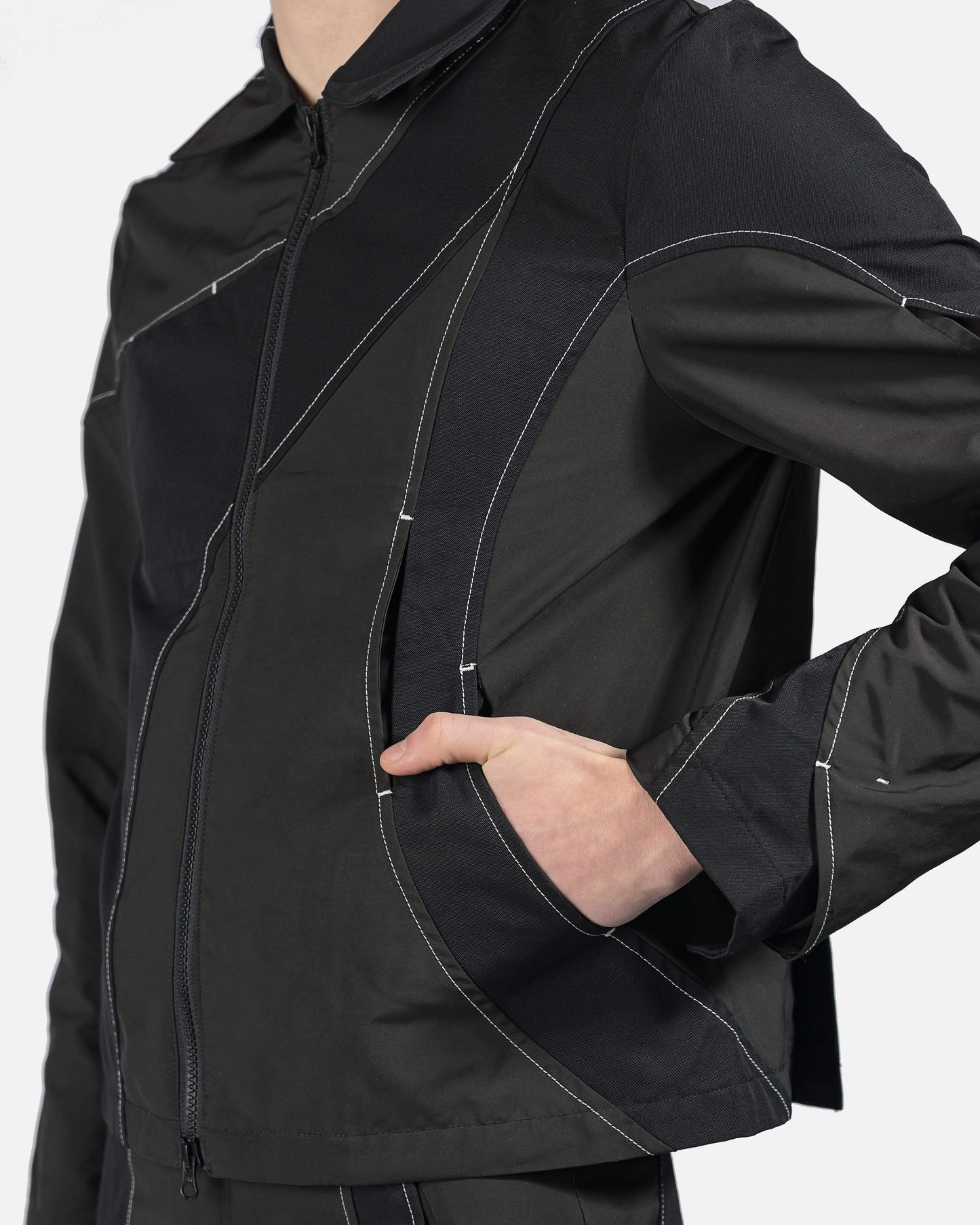 POST ARCHIVE FACTION (P.A.F) Men's Jackets 4.0+ Jacket Center in Black