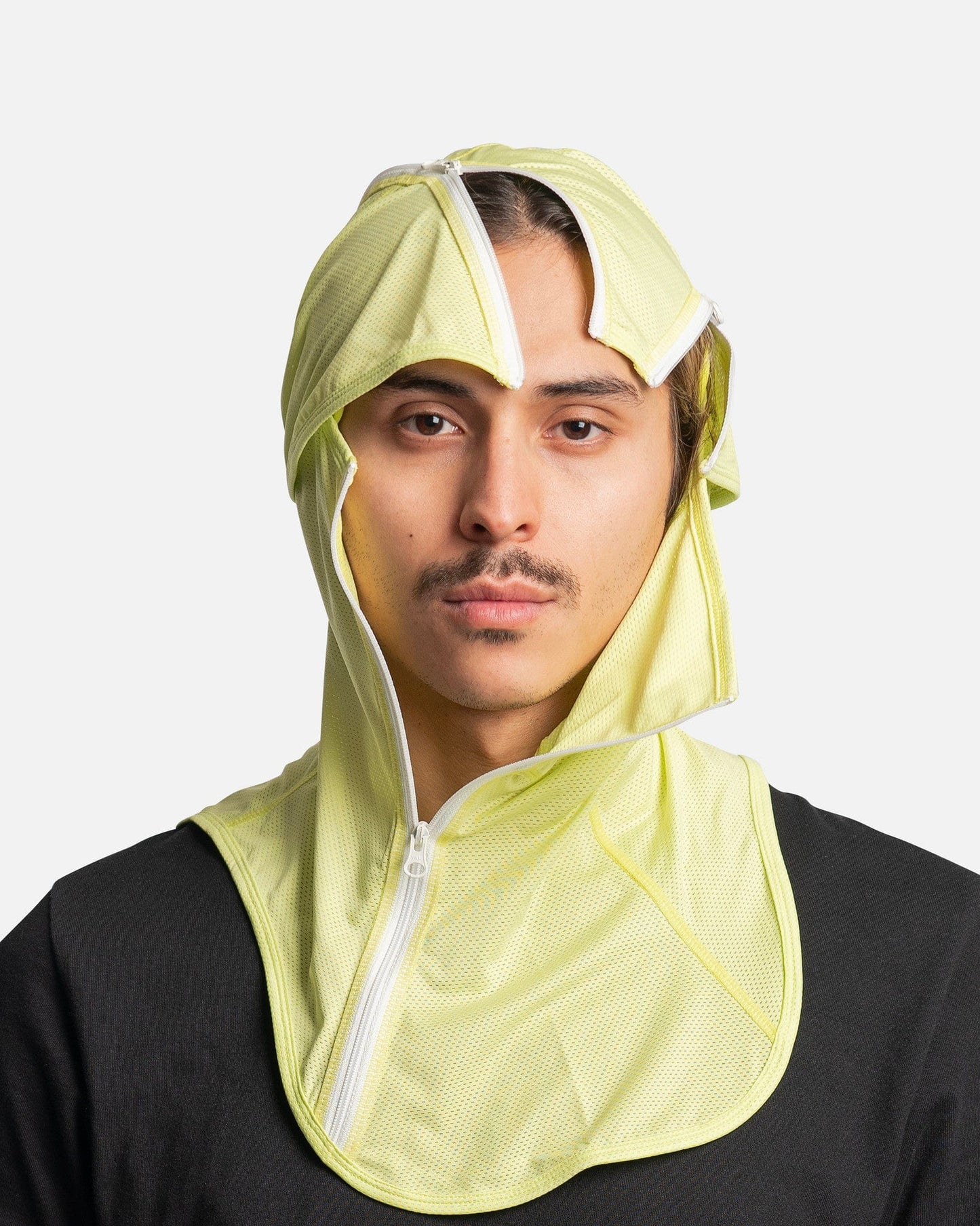 POST ARCHIVE FACTION (P.A.F) Men's Hats 5.0 Balaclava Center in Lime