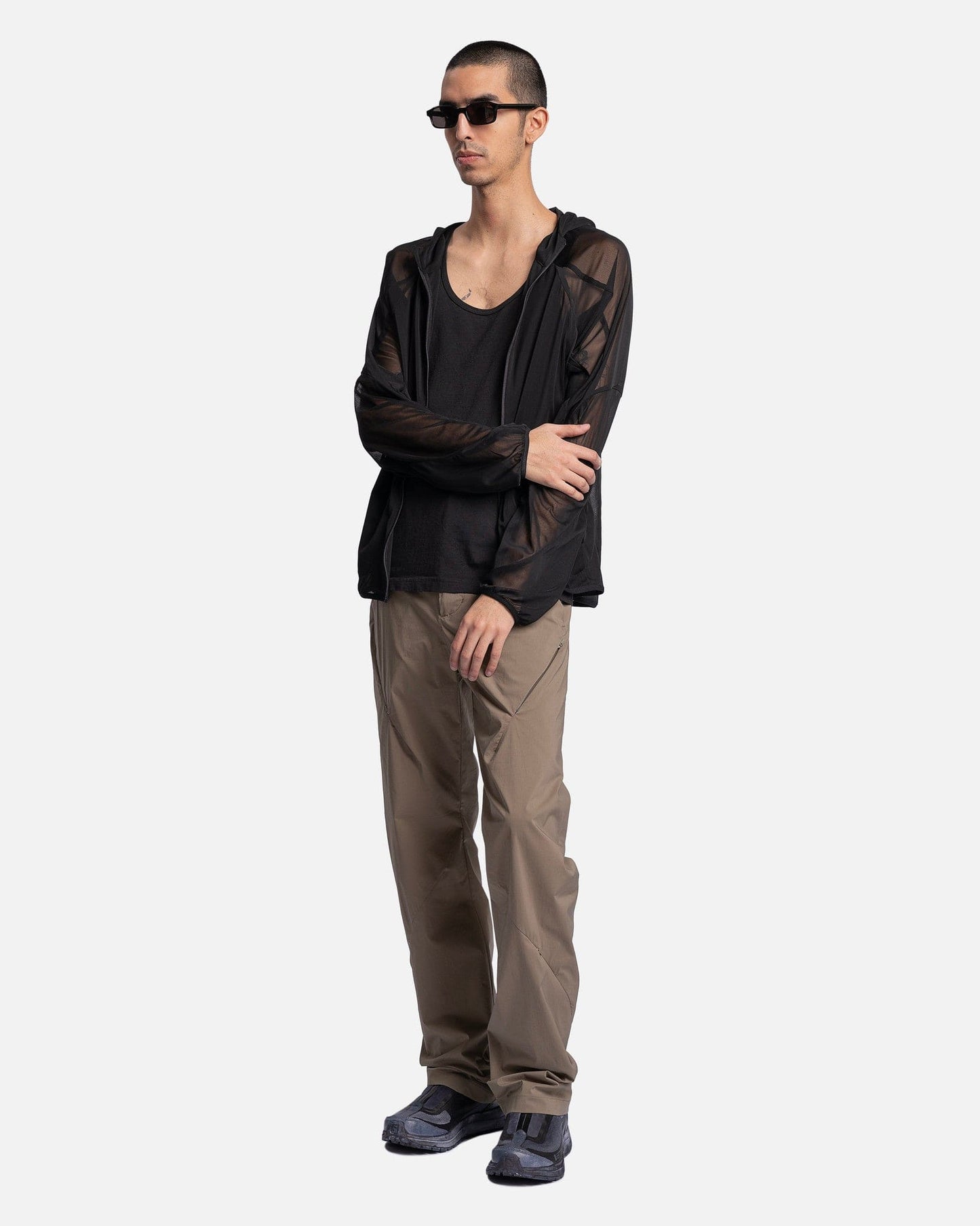 POST ARCHIVE FACTION (P.A.F) Men's Sweatshirts 5.0+ Hoodie Center in Black