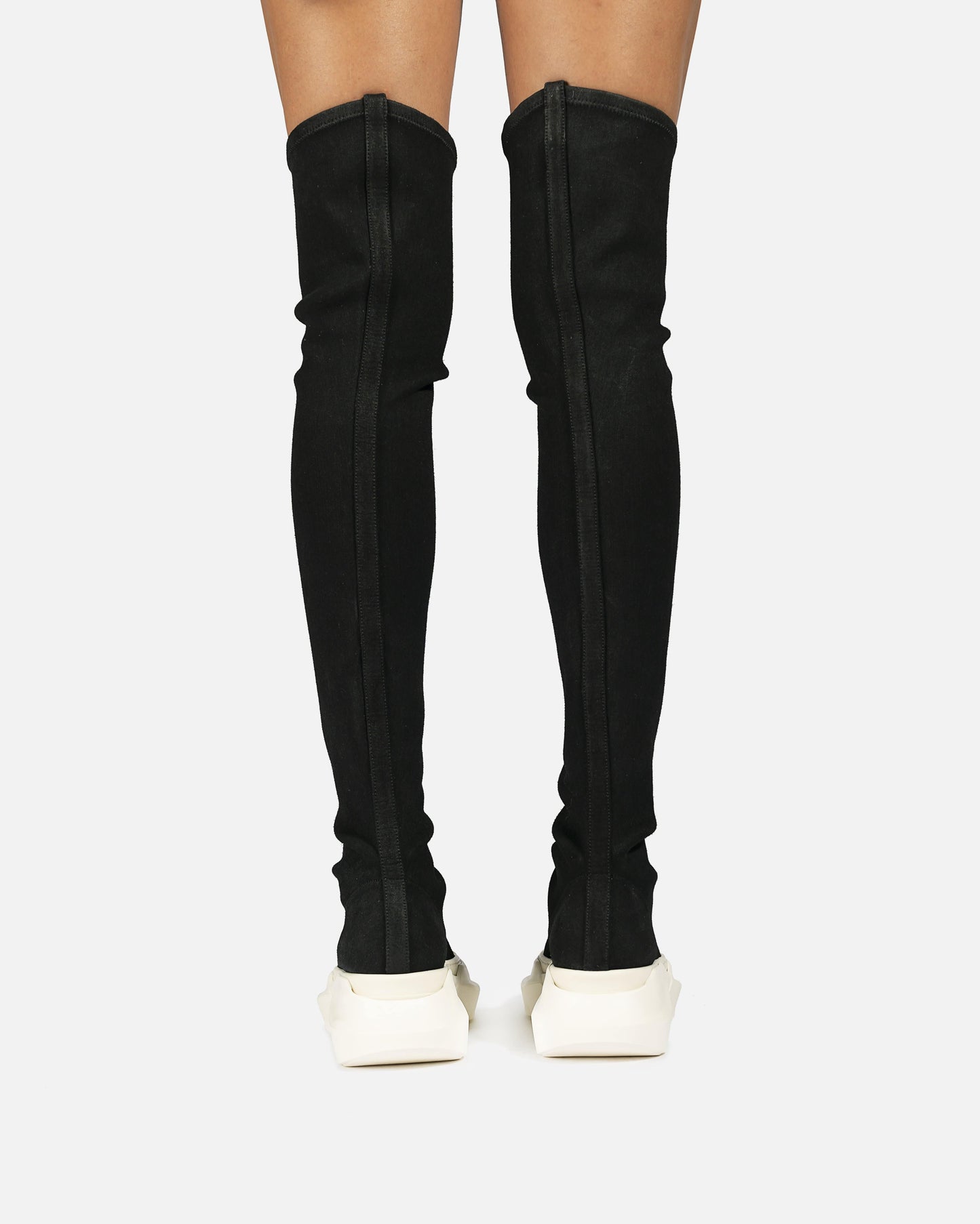 Rick Owens DRKSHDW Women Sneakers Abstract Sock Sneakers in Black/Milk