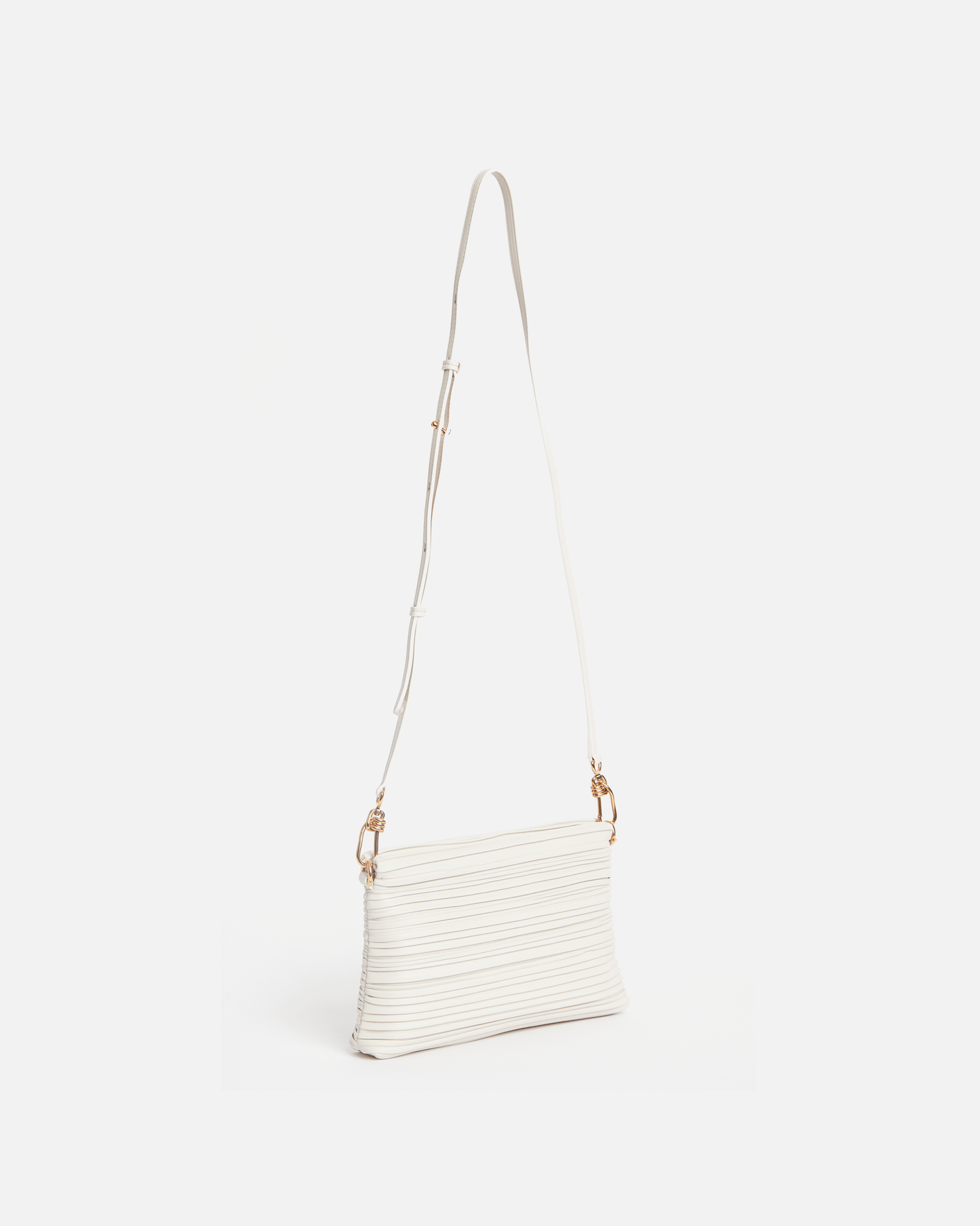 Nanushka Leather Goods Adria Bag in Off White